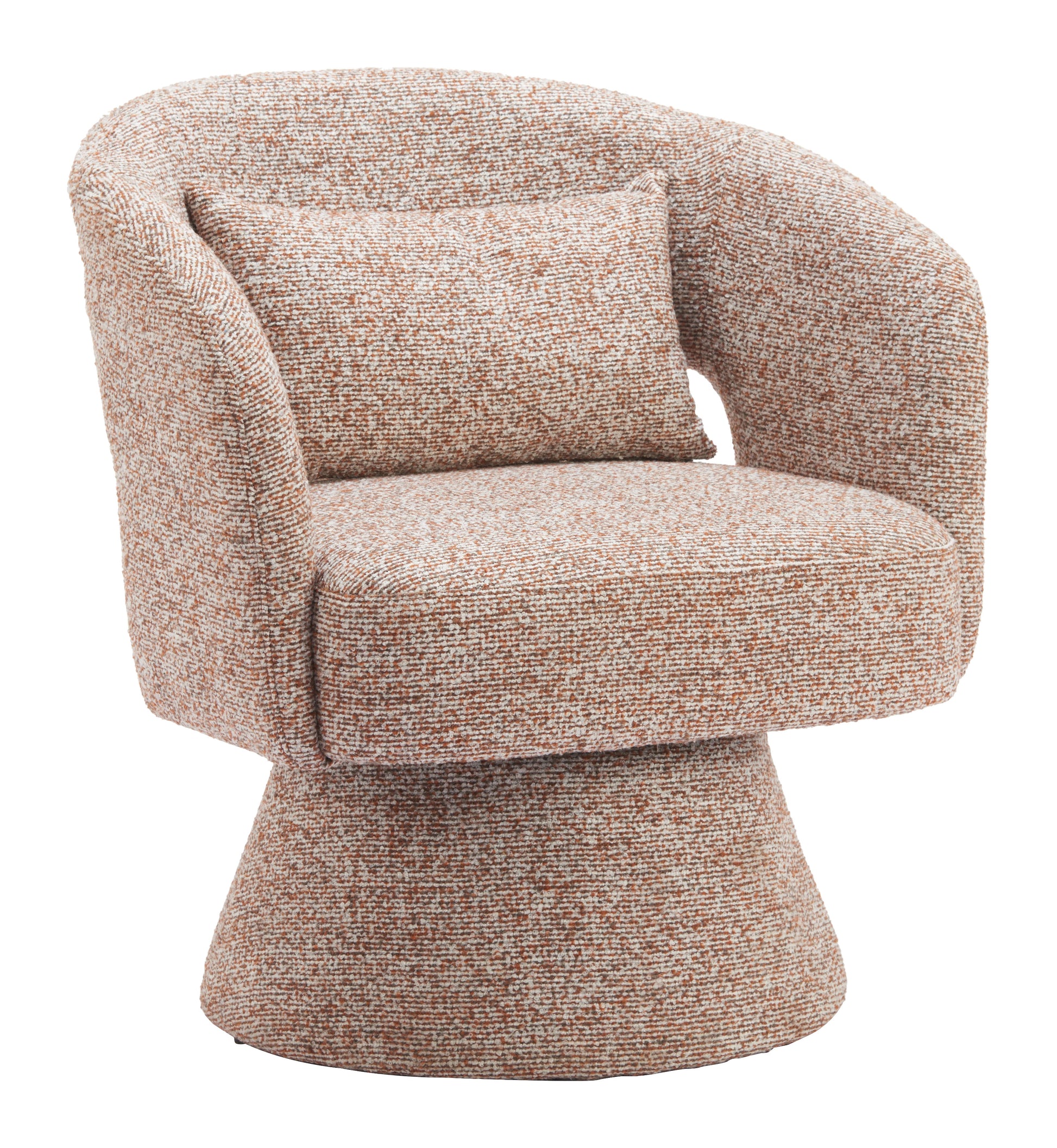 Liva Swivel Chair Frosty Brown style shot 1