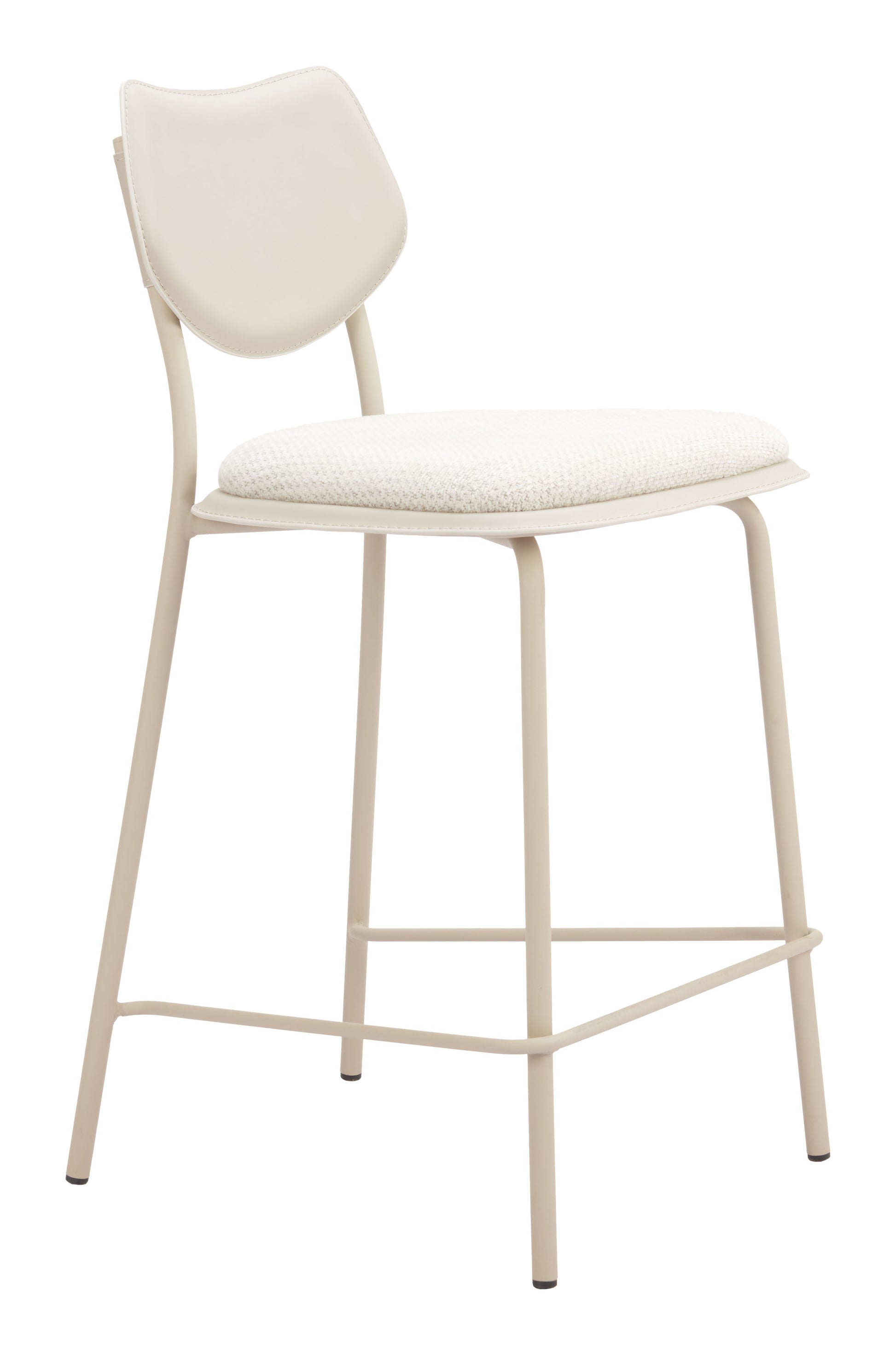 Zeal Counter Stool (Set of 4) Light Gray style shot 2