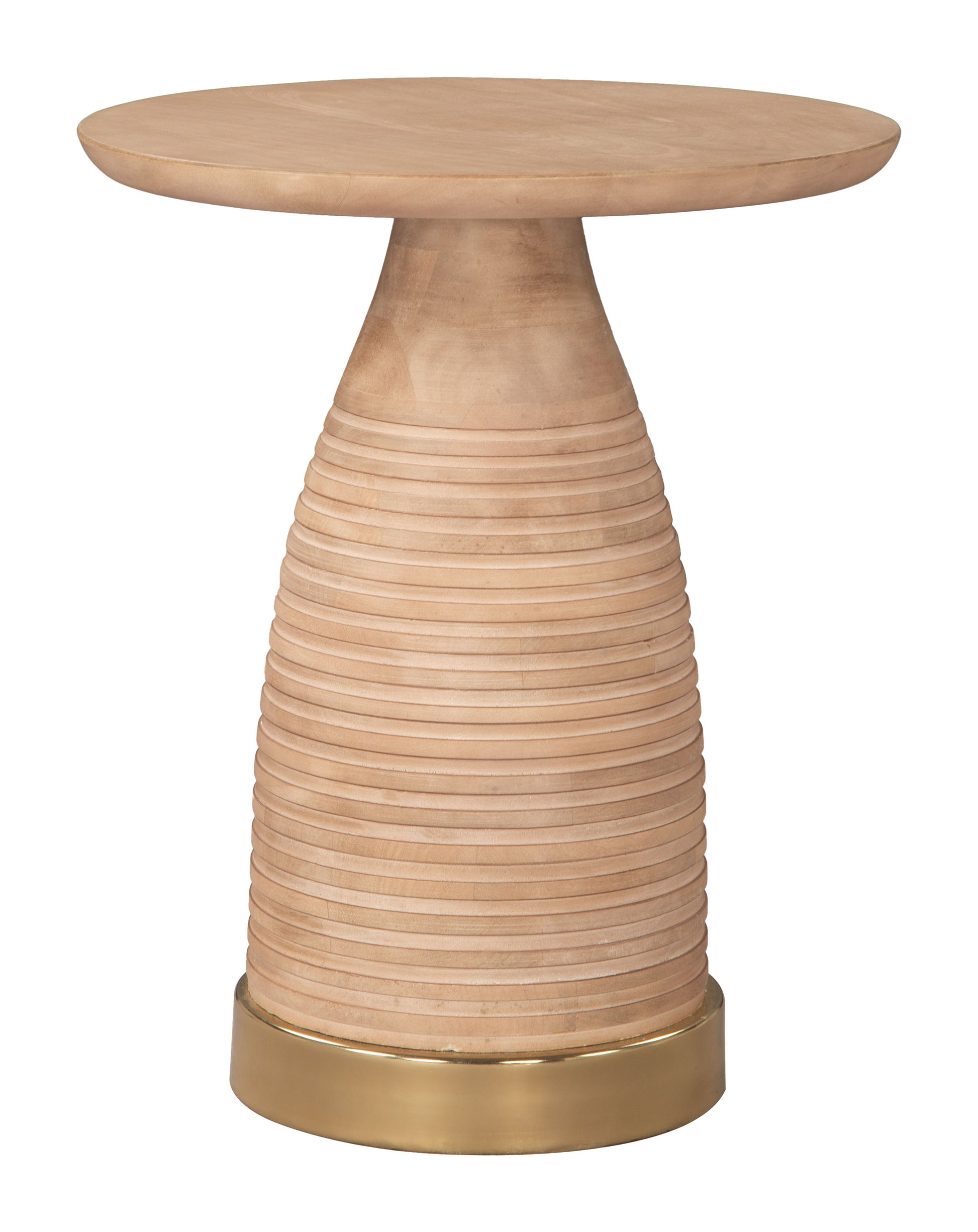 Radiant Side Table Natural style shot 2