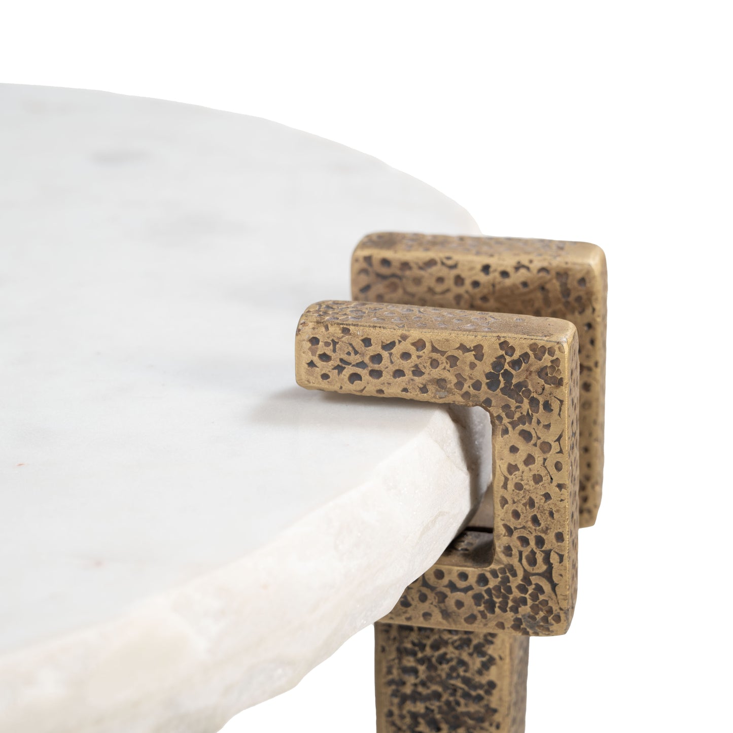 Rench Side Table White style shot 2
