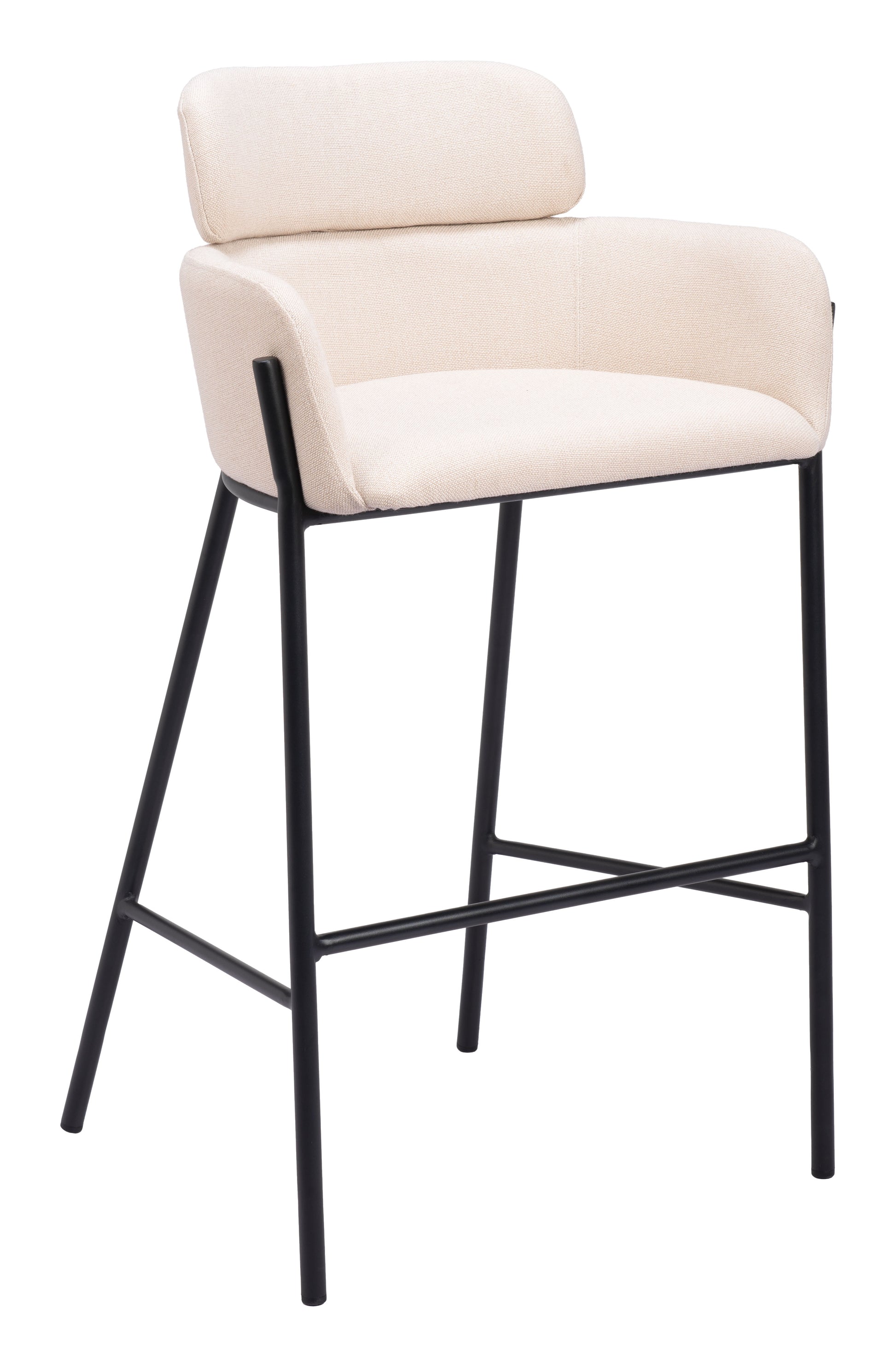 Bremor Barstool Beige style shot 1