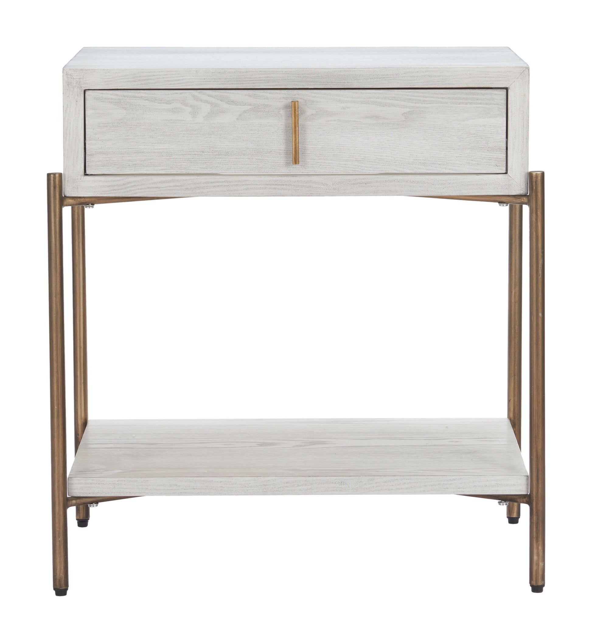 Yoru Side Table Oak White style shot 2