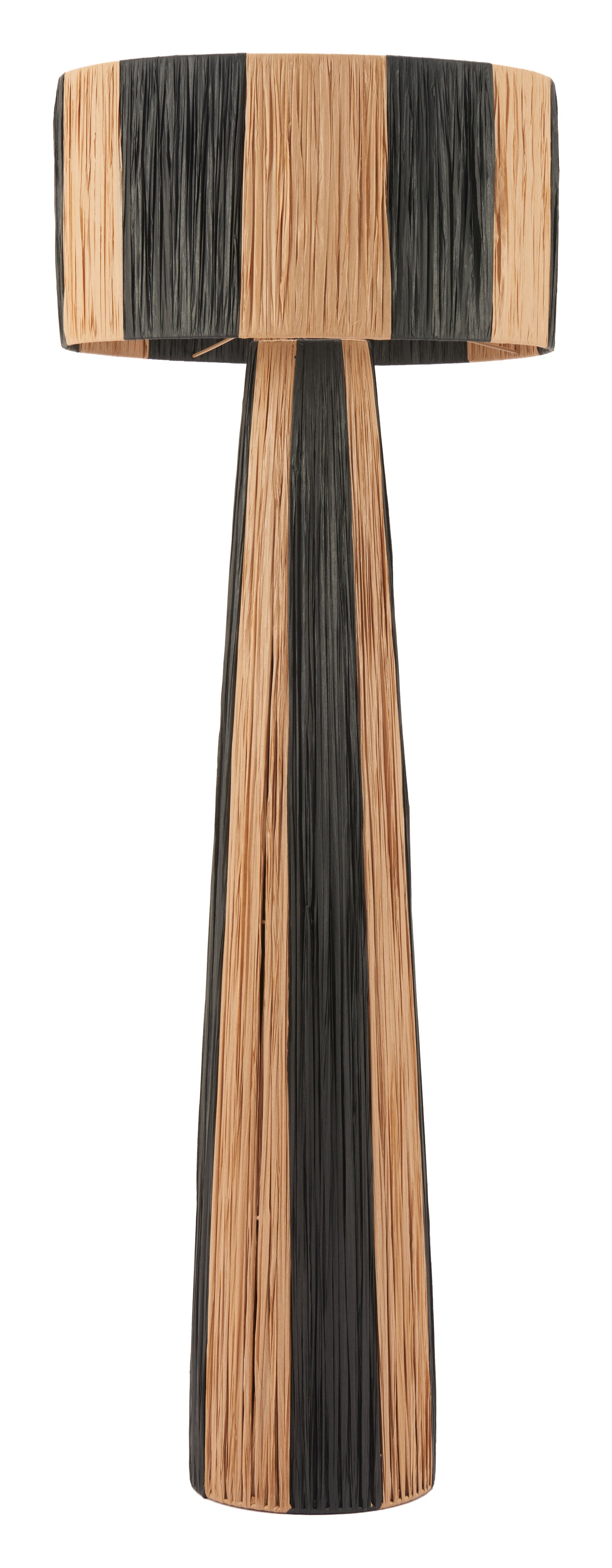 Gala Floor Lamp Black & Natural style shot 1