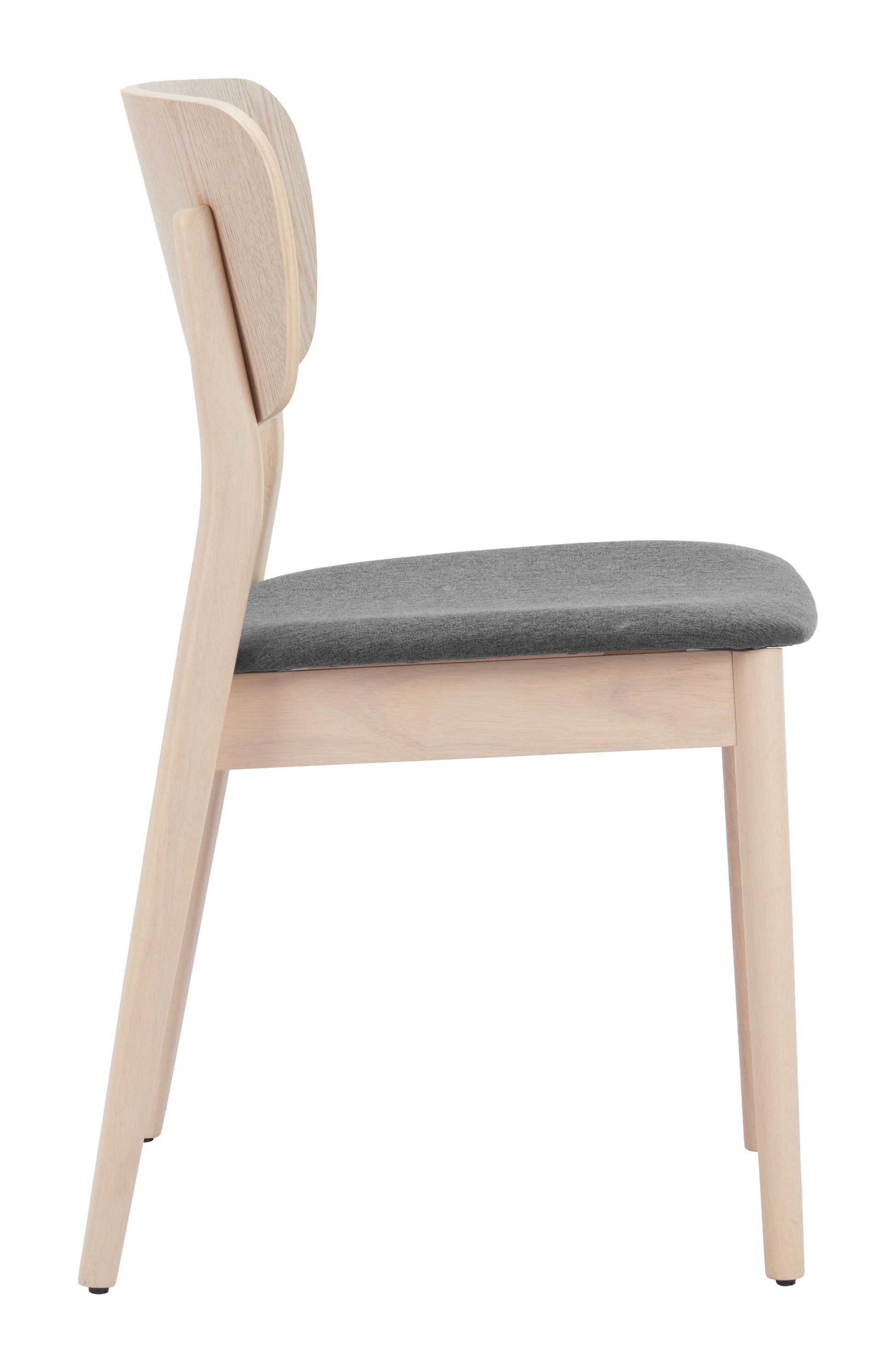 Kellua Dining Chair (Set of 2) Gray & Natural style shot 1