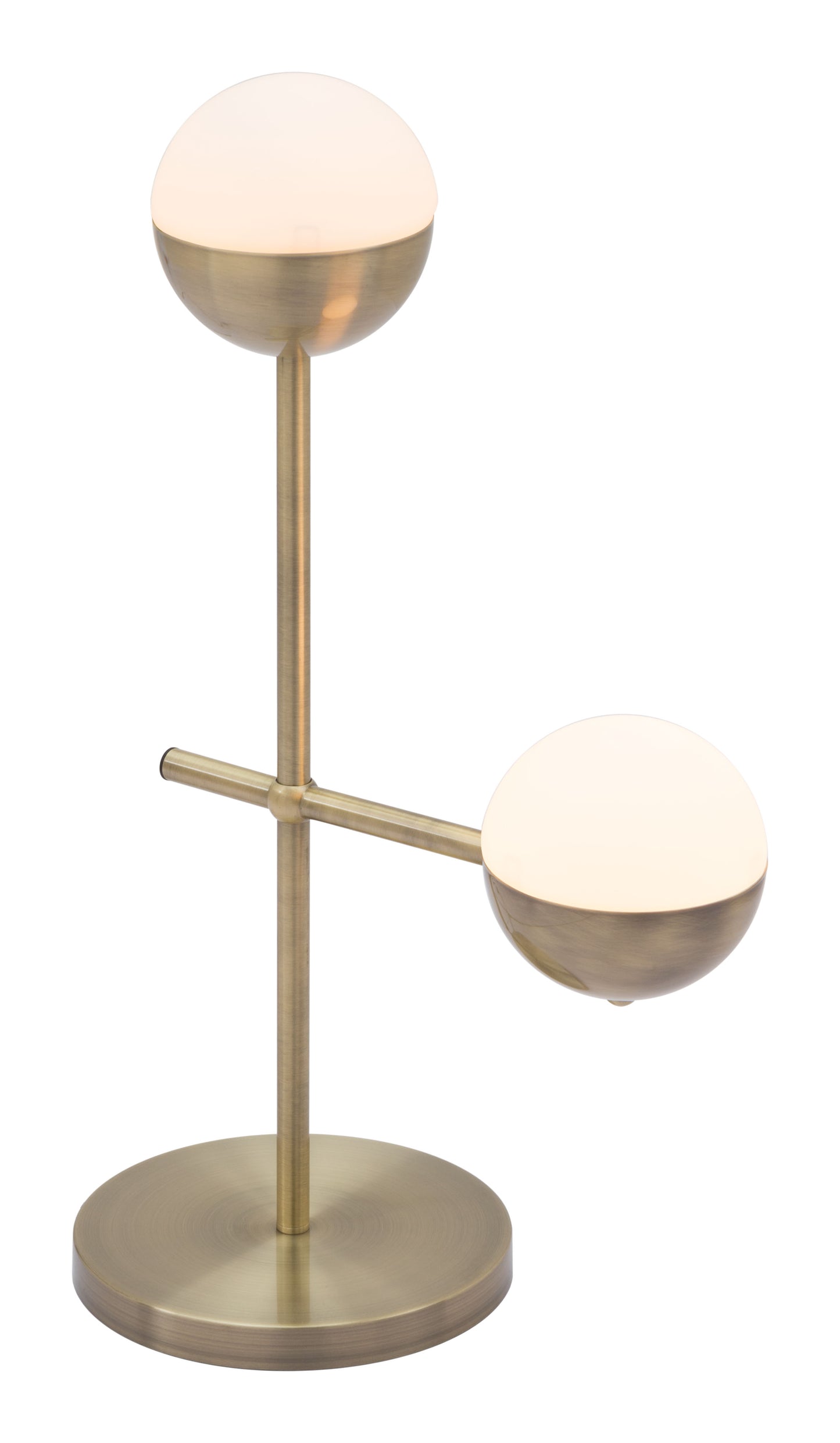 Waterloo Table Lamp White & Bronze style shot 1
