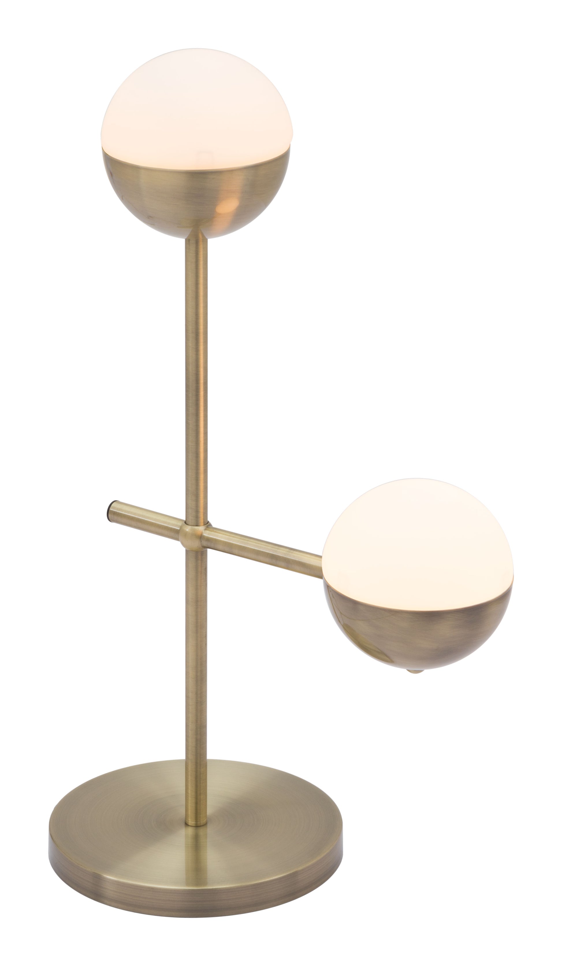Waterloo Table Lamp White & Bronze style shot 1