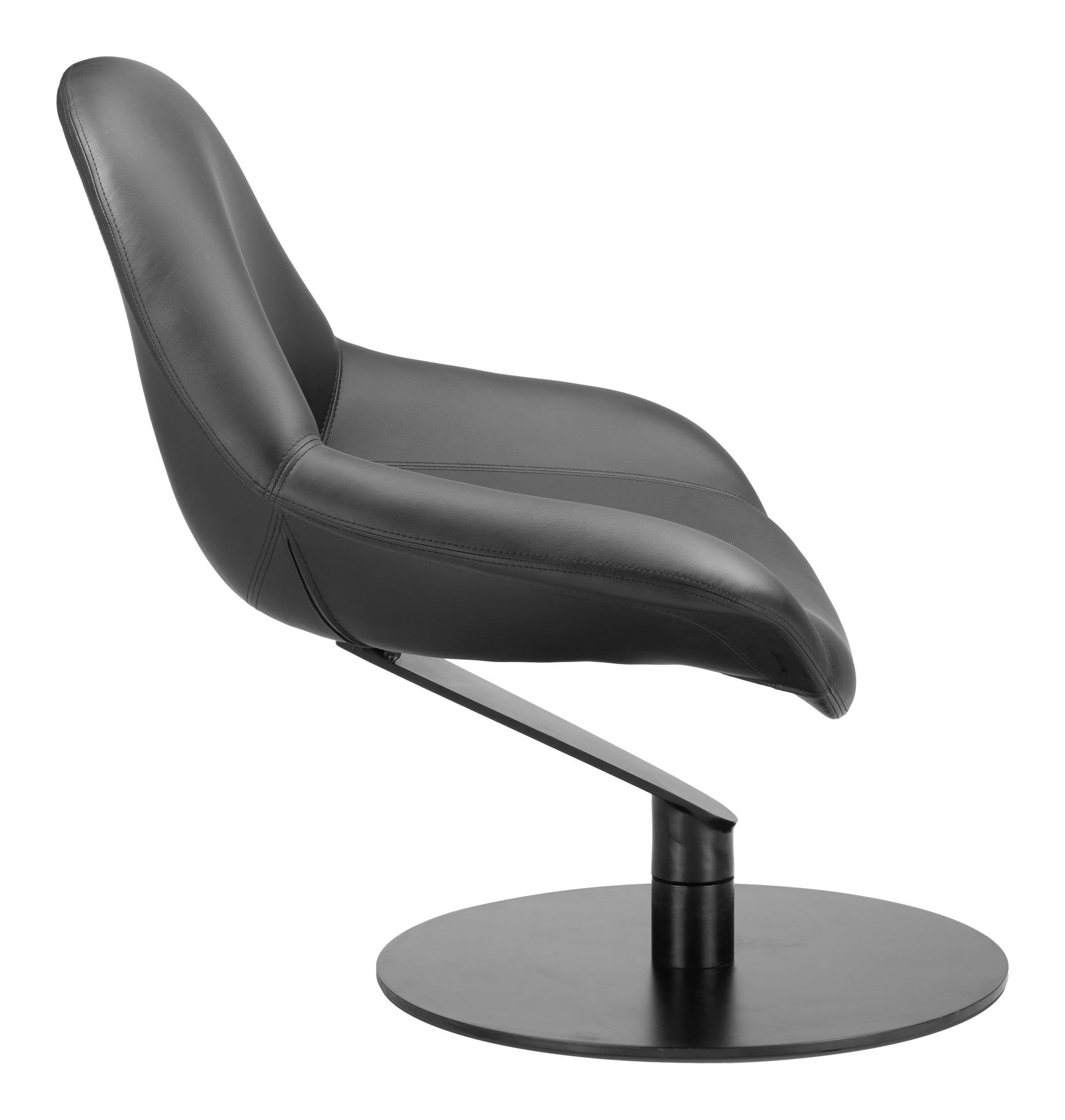 Poole Accent Chair Black style shot 1