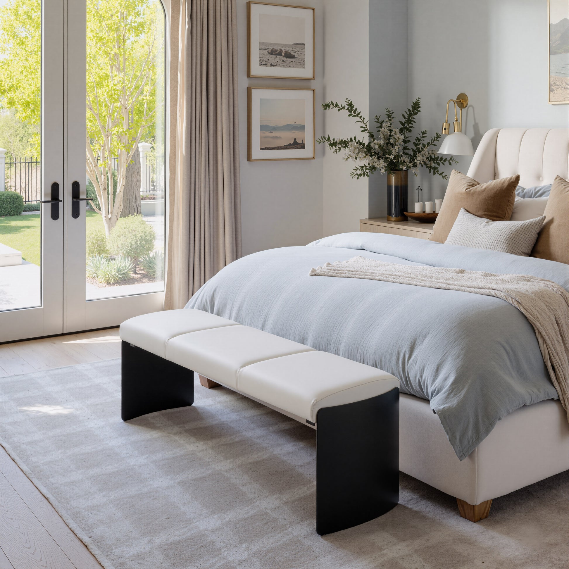 Mur Bench White