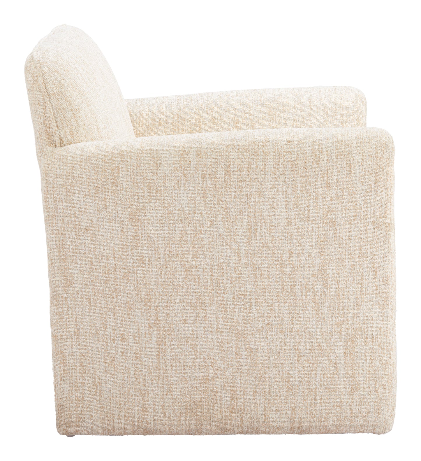 Dobra Accent Chair Oatmeal Beige style shot 2