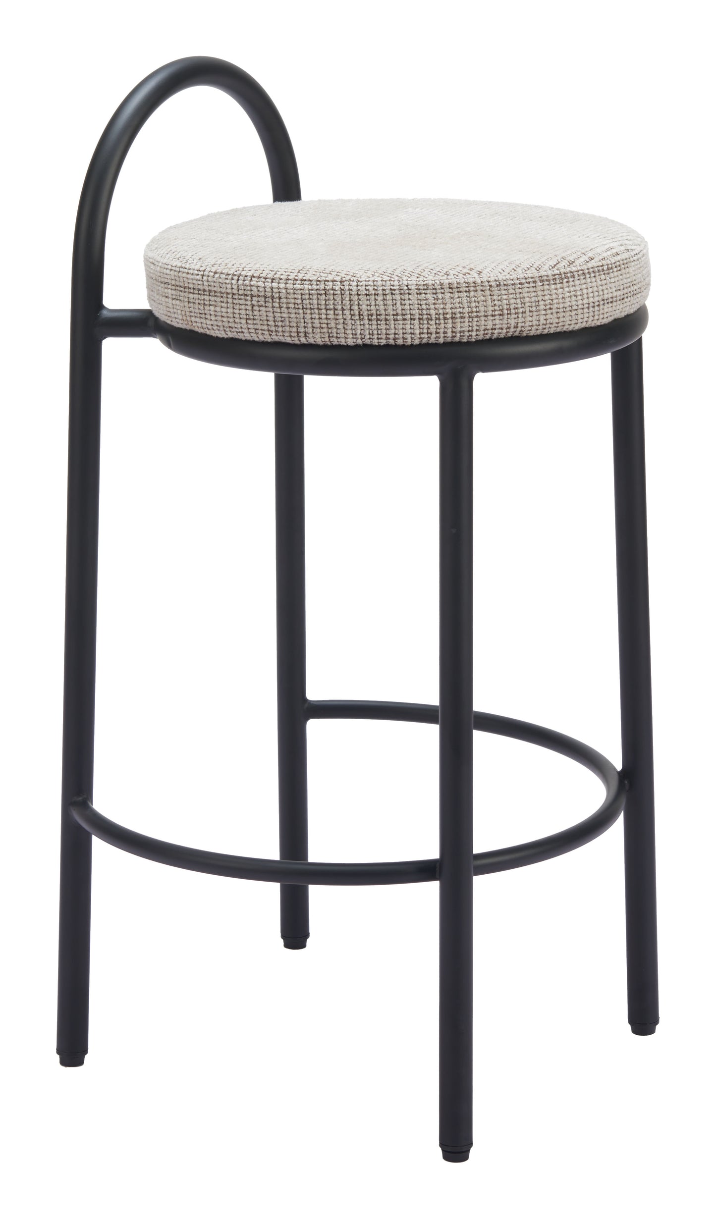 Sisal Counter Stool (Set of 2) Beige Tweed style shot 2