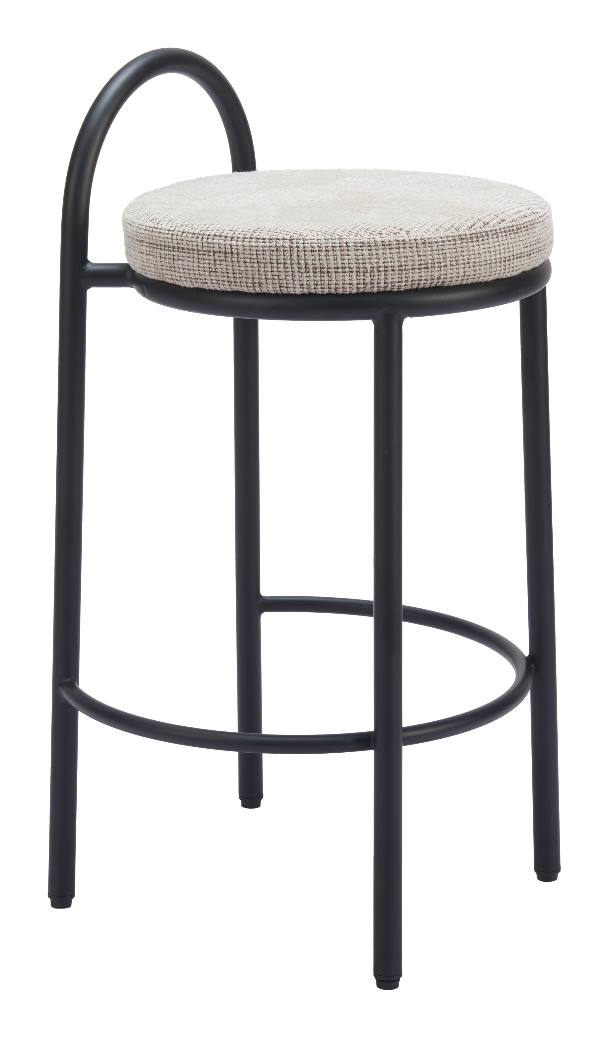 Sisal Counter Stool (Set of 2) Beige Tweed style shot 2