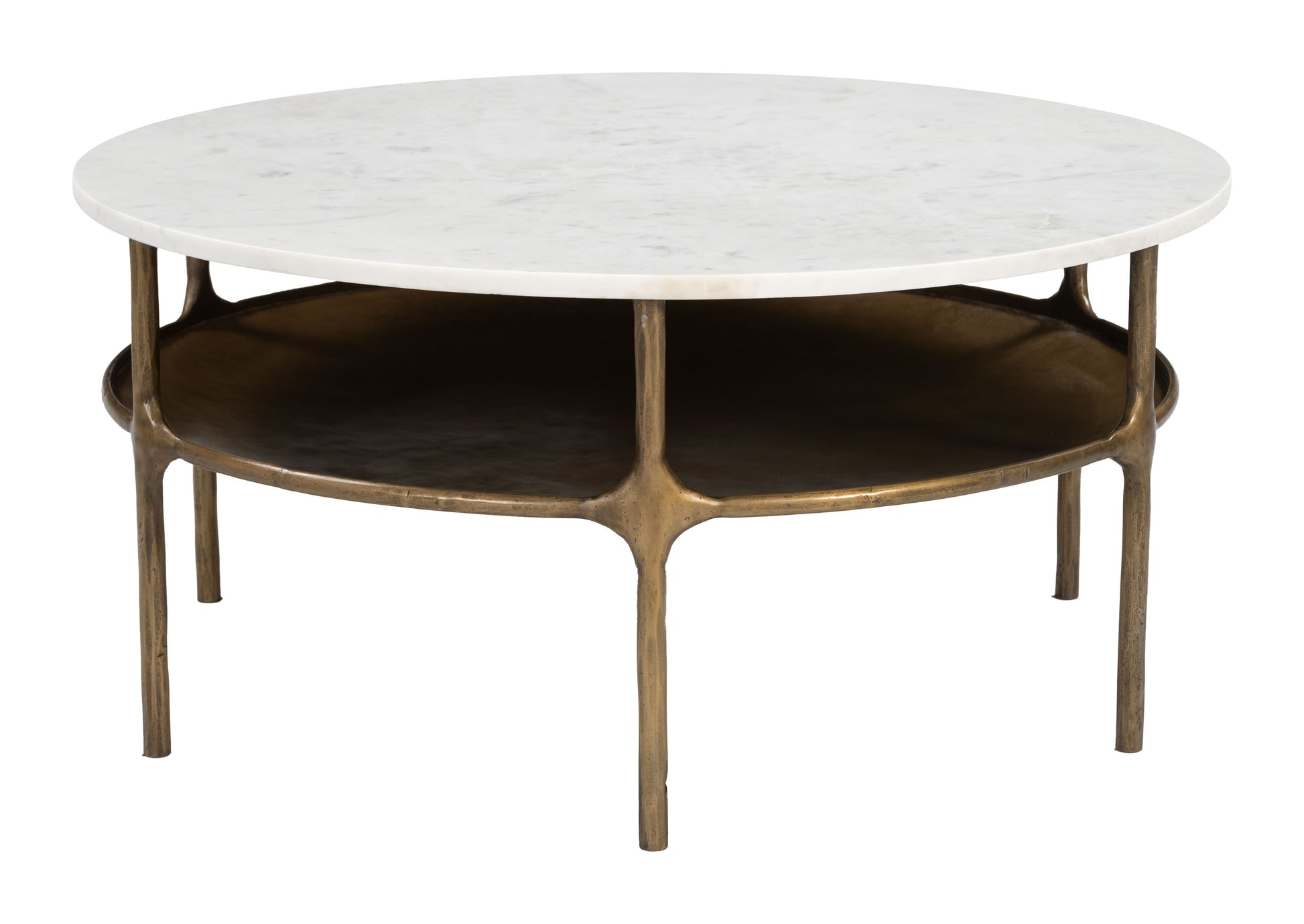 Bild Coffee Table White & Brass style shot 1