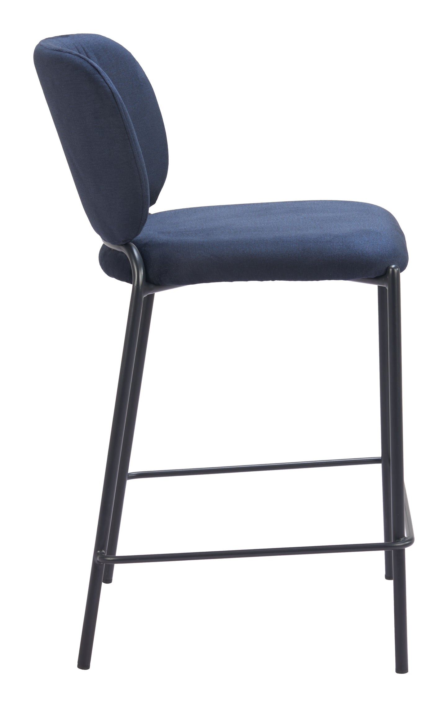 Plat Counter Stool (Set of 2) Blue style shot 1