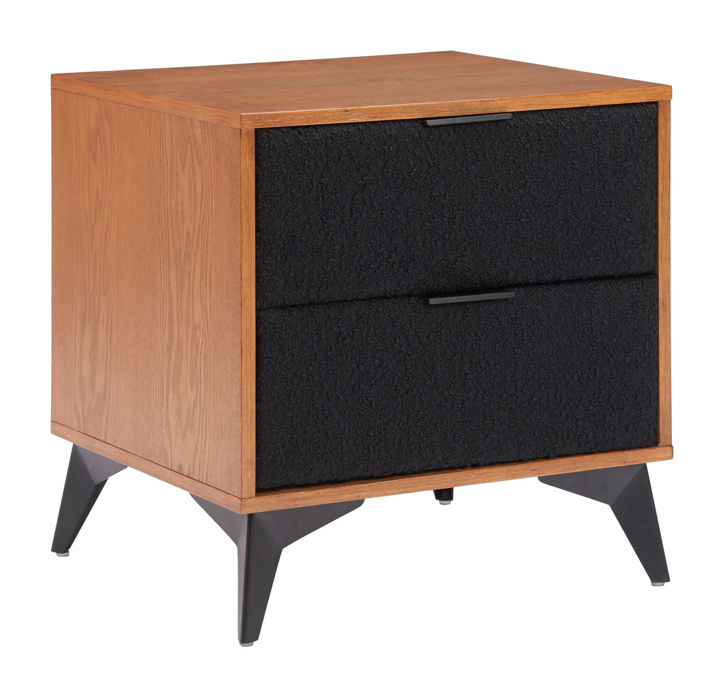 Zarif Nightstand Black & Walnut style shot 2