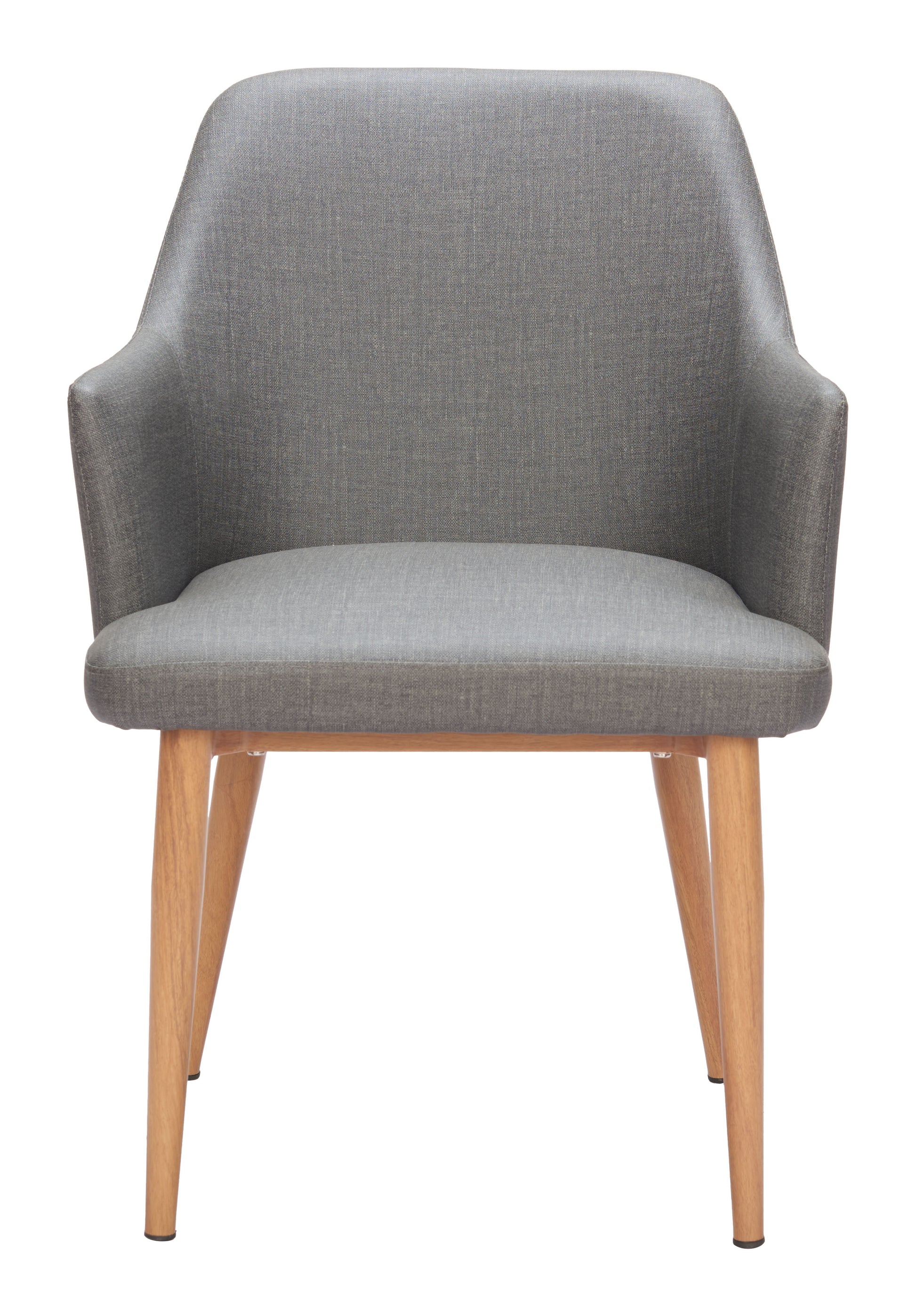 Wisom Dining Chair (Set of 2) Gray style shot 2