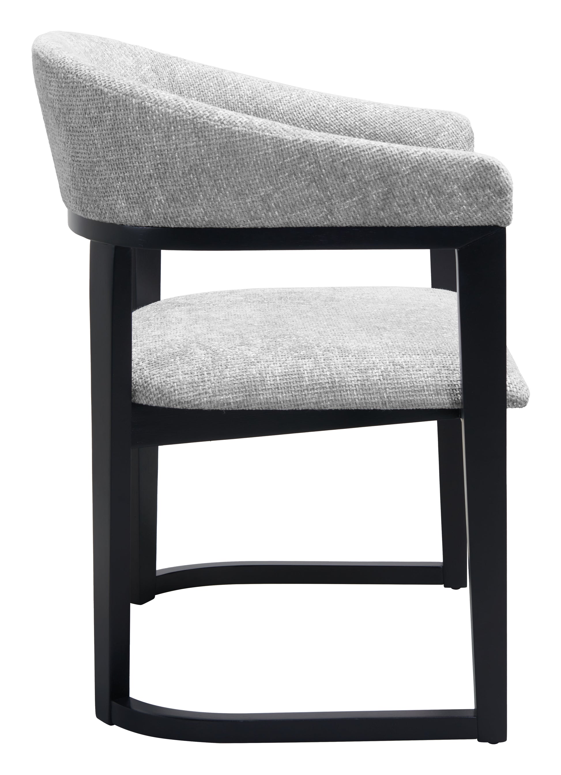Anasa Dining Chair Gray style shot 1