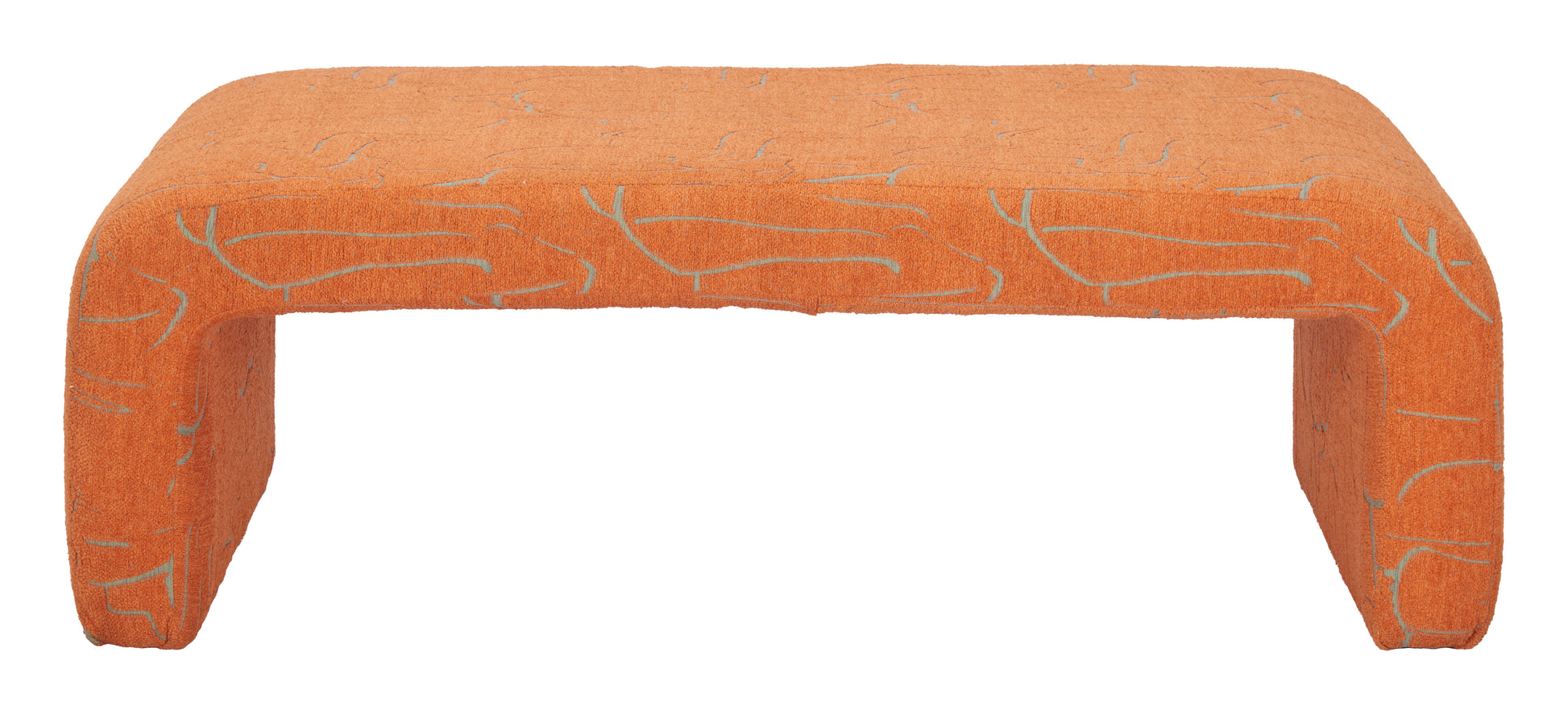 Nendo Bench Abstract Orange style shot 2