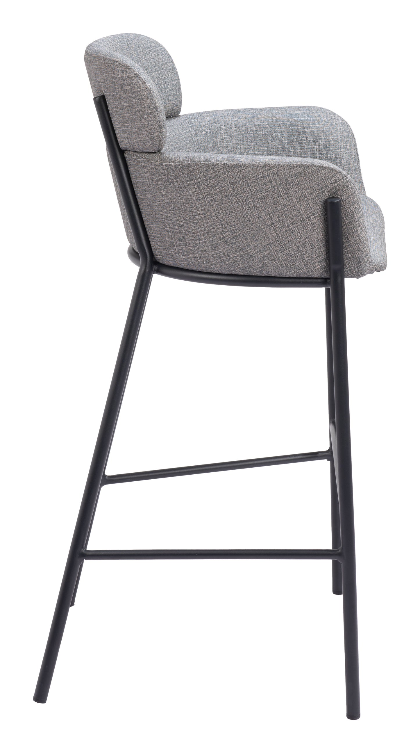 Bremor Barstool Slate Gray style shot 2