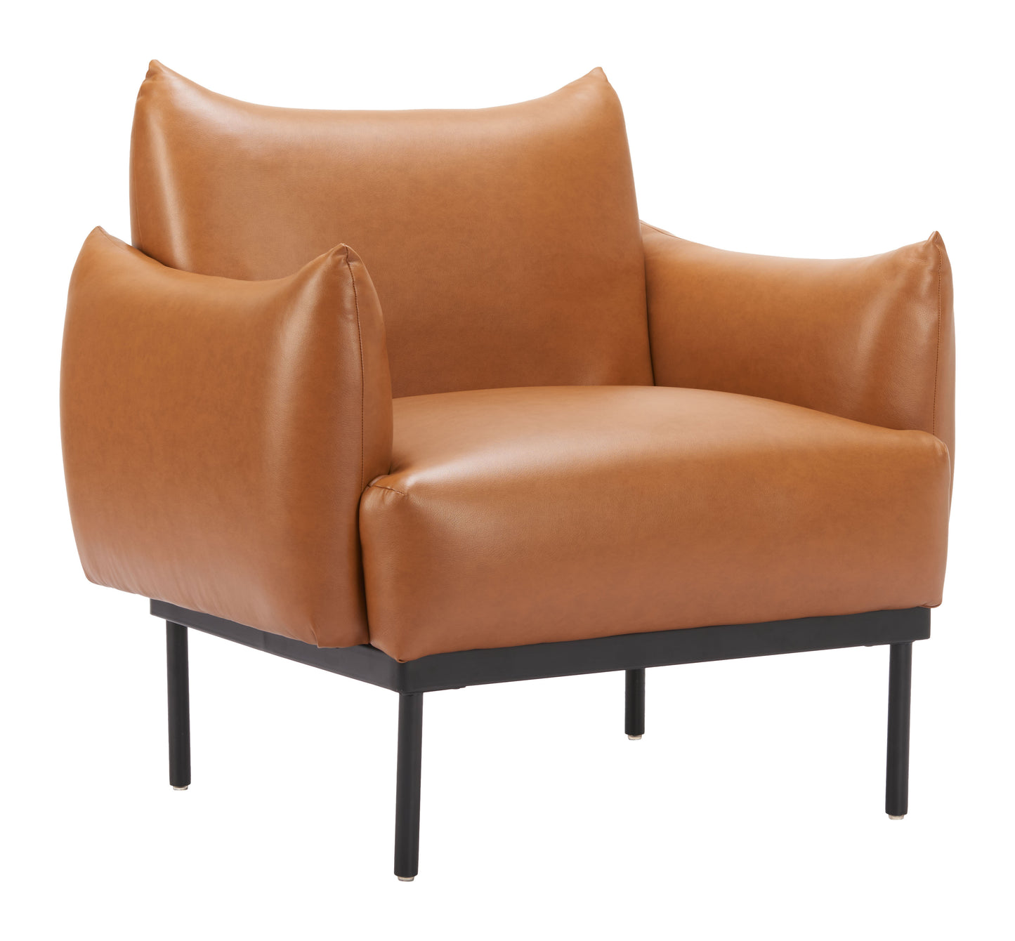 Sekil Accent Chair Brown style shot 1
