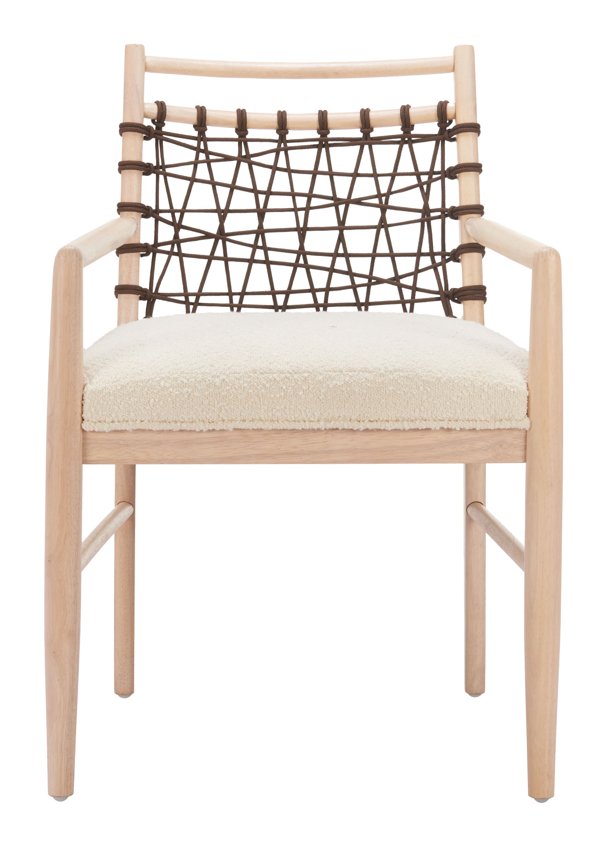 Wezly Dining Chair (Set of 2) Ivory style shot 2