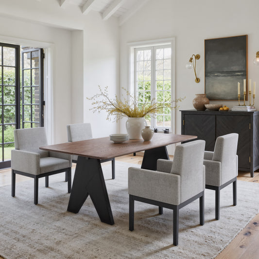 Lisse Rectangular Dining Table Espresso