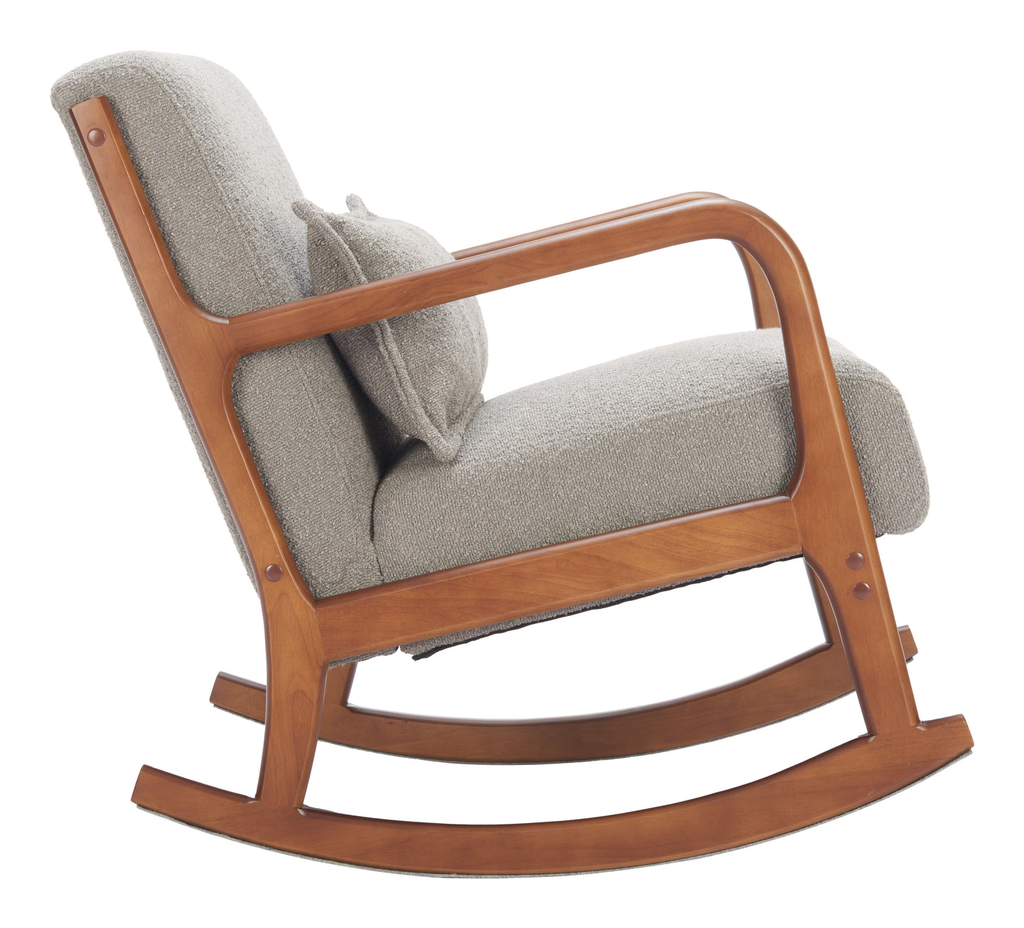 Hady Rocking Chair Gray style shot 2