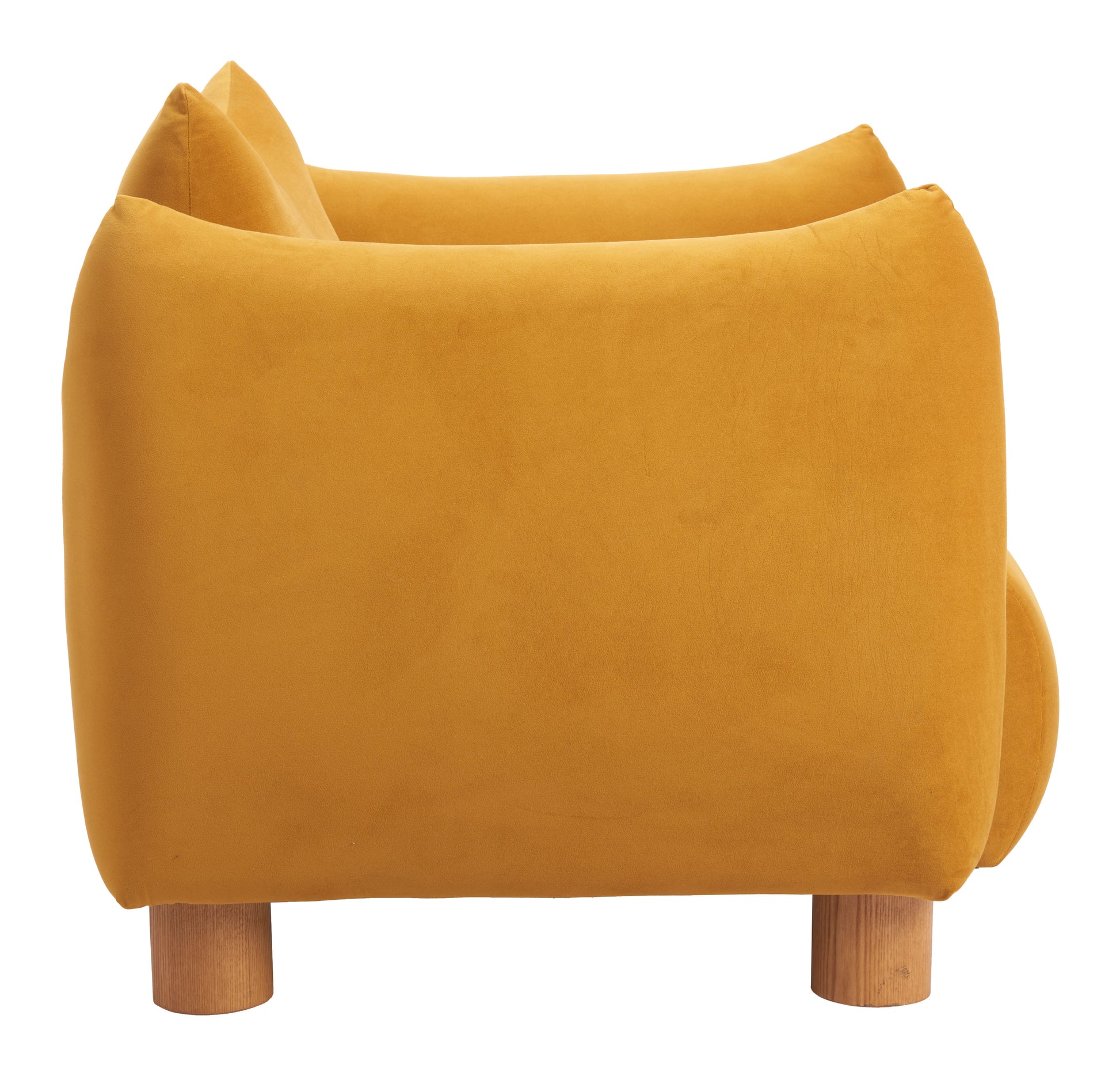 Meia Accent Chair Mustard style shot 2