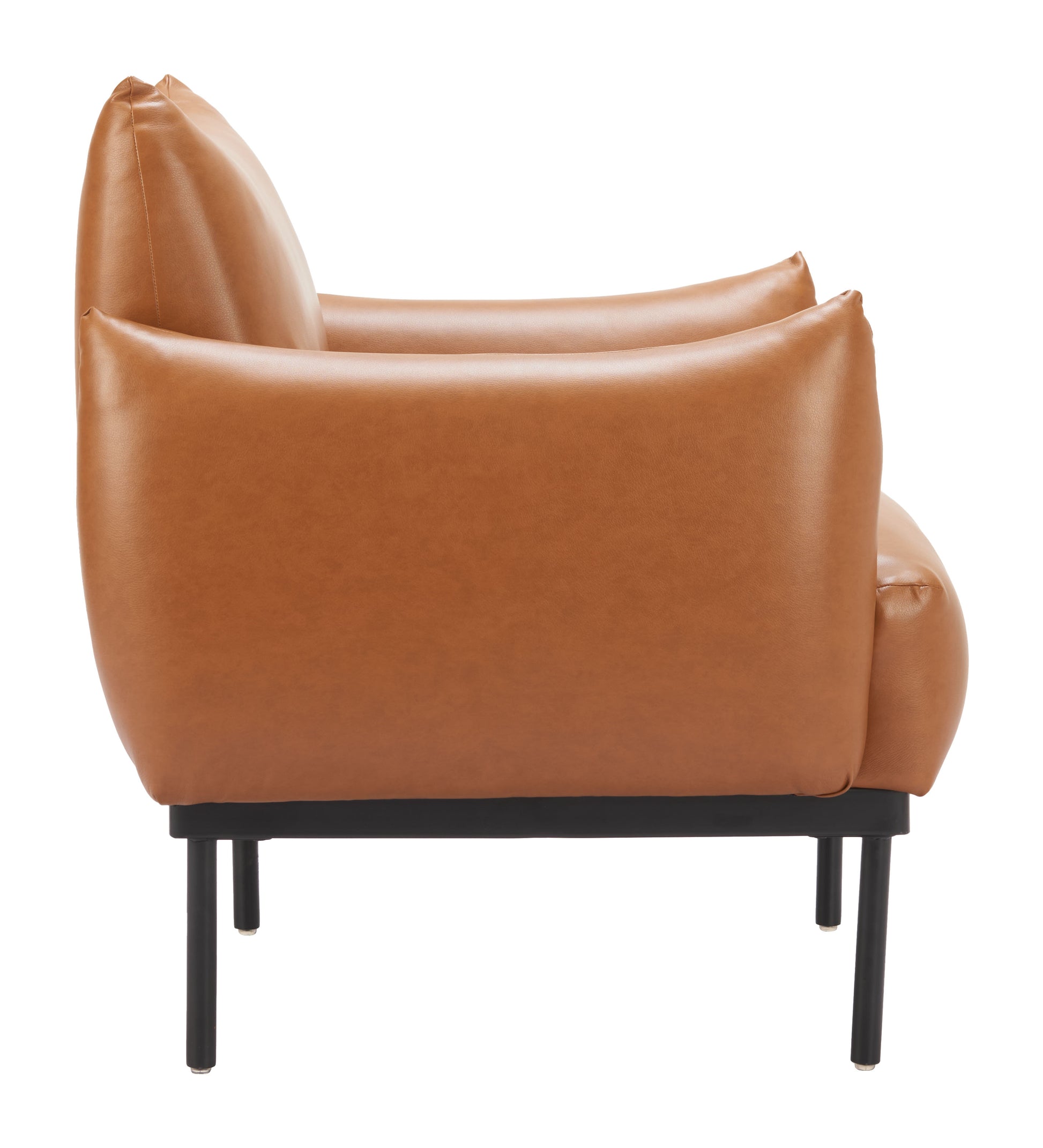 Sekil Accent Chair Brown style shot 2