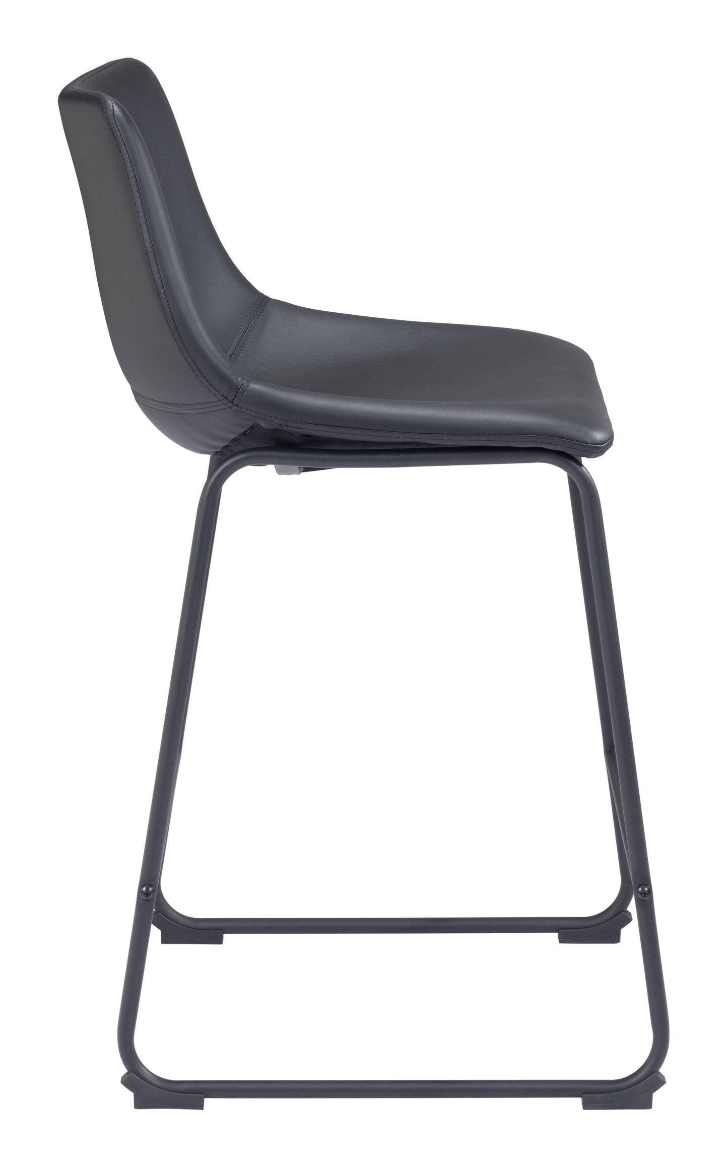 Smart Counter Stool (Set of 2) Black style shot 2