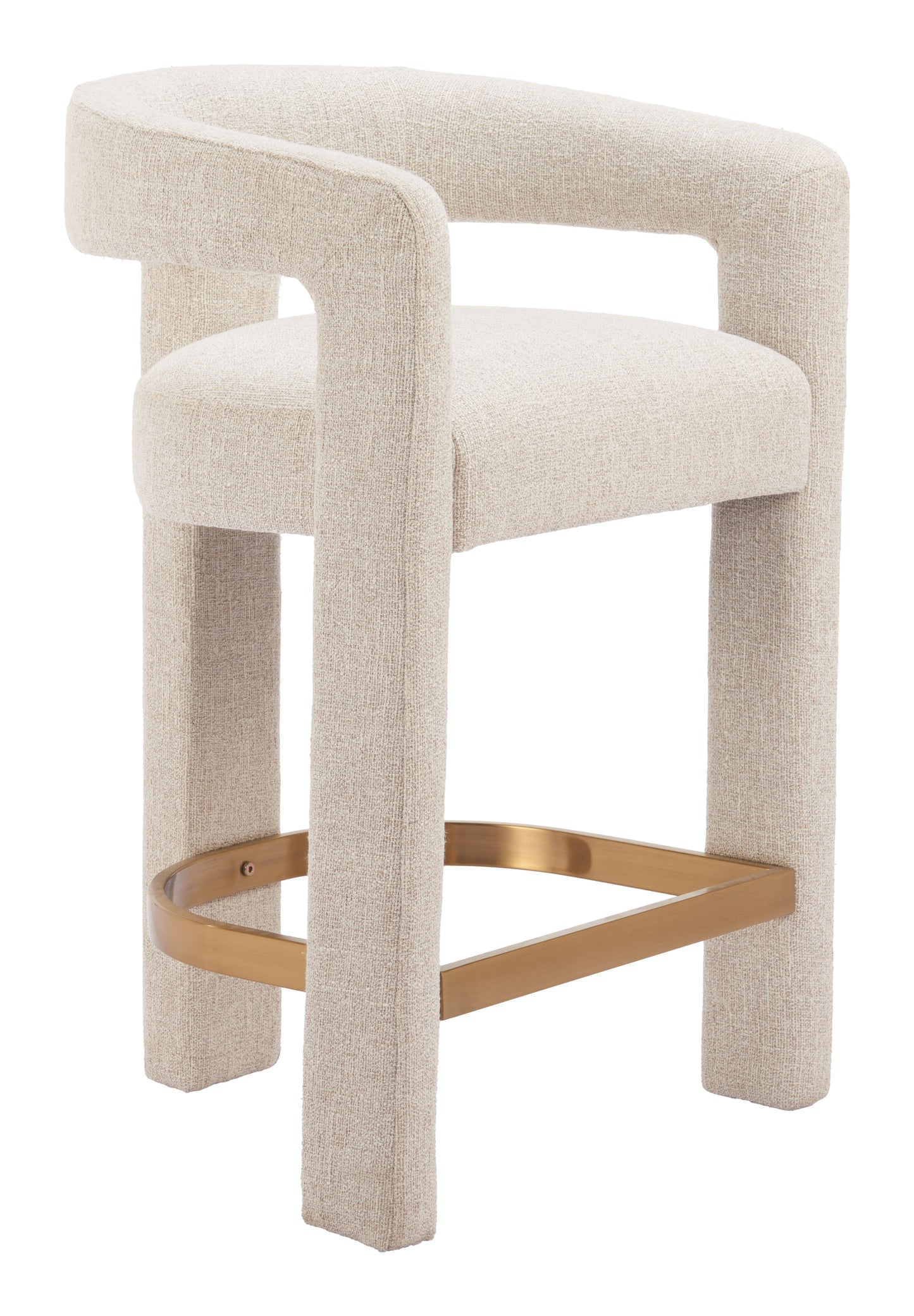 Saiko Counter Stool Beige style shot 1