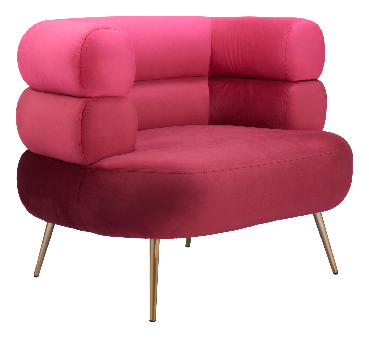 Arish Accent Chair Red style shot 2