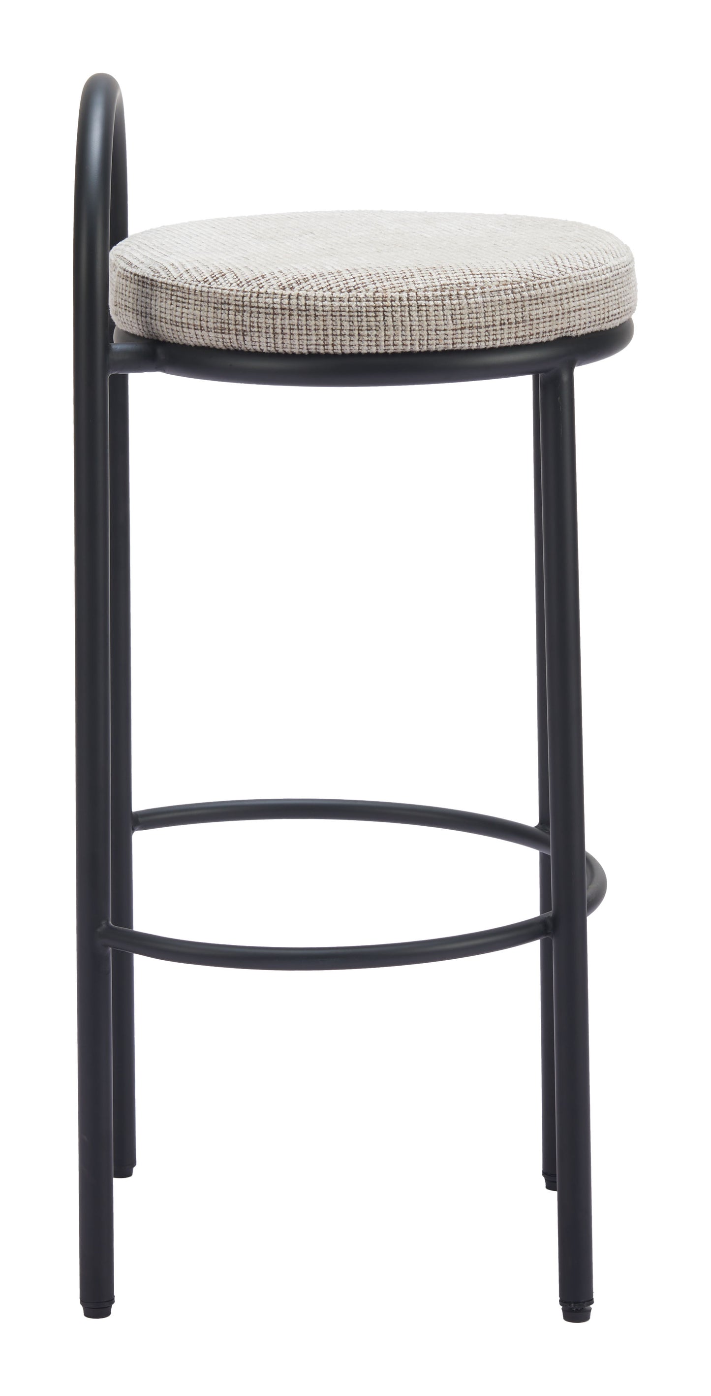 Sisal Barstool (Set of 2) Beige Tweed style shot 2