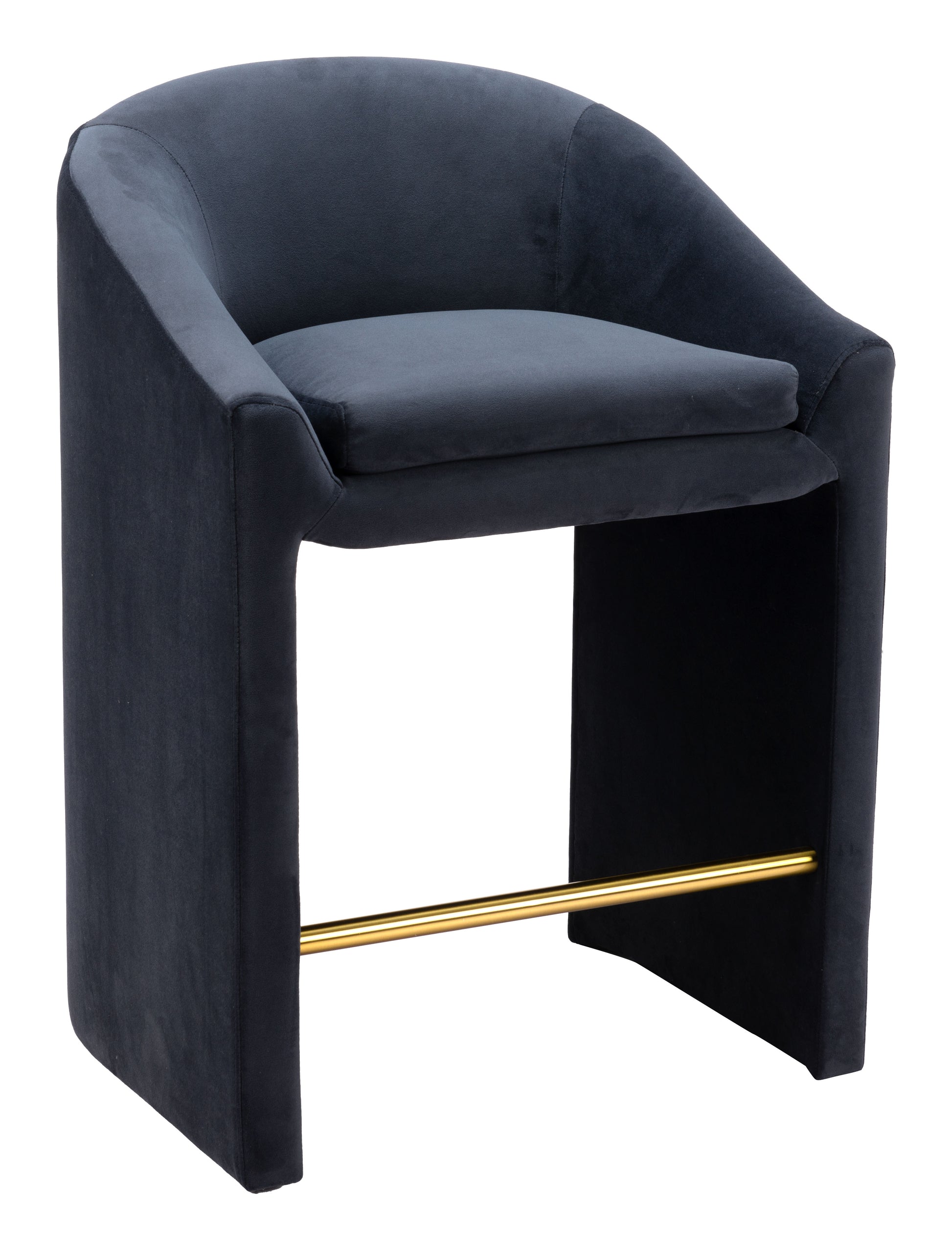 Emas Counter Stool Midnight Gray style shot 2