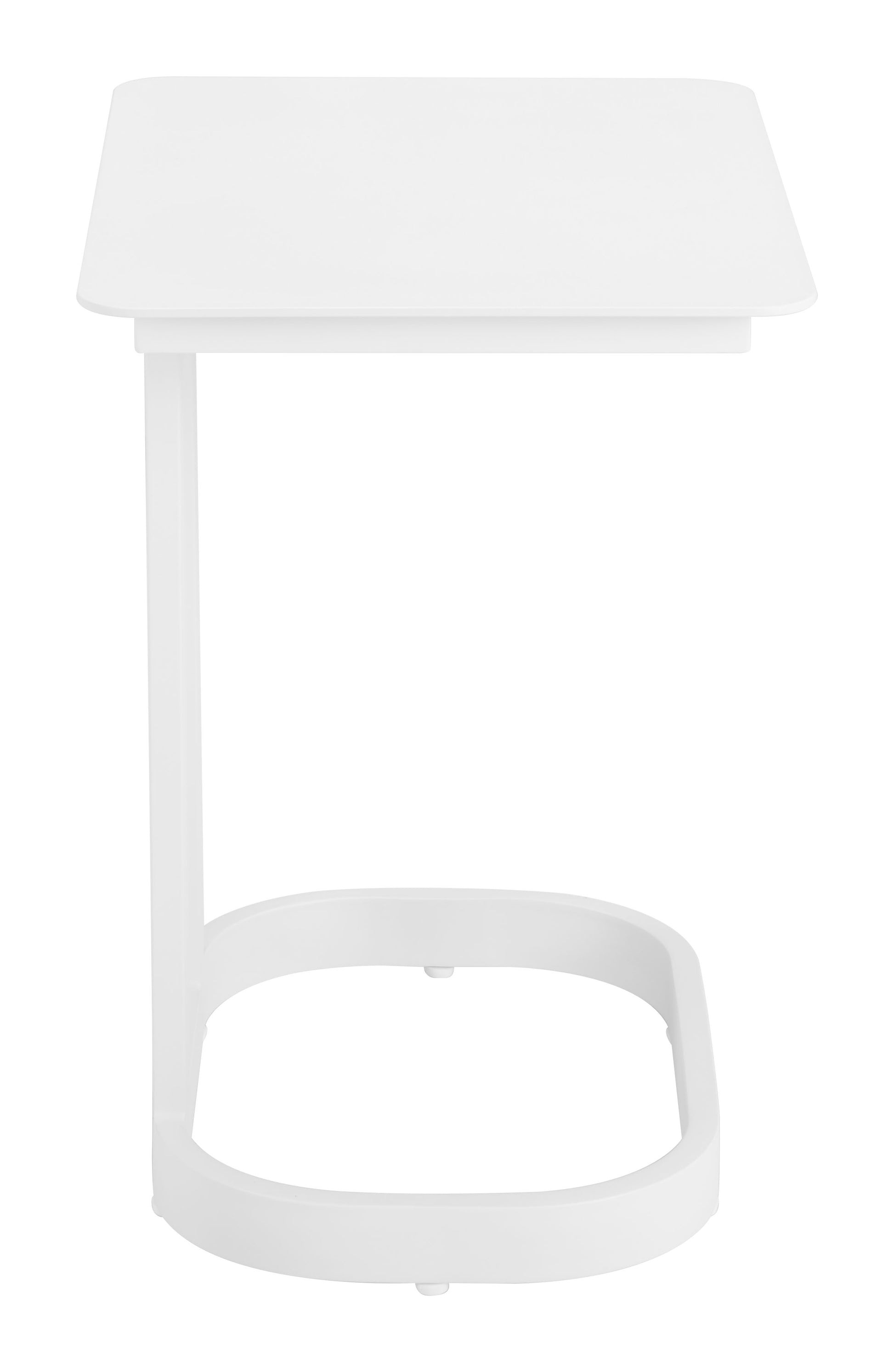 Friss End Table White style shot 2