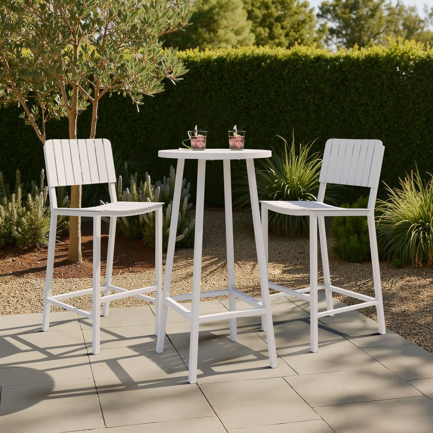 Ren Bar Table White