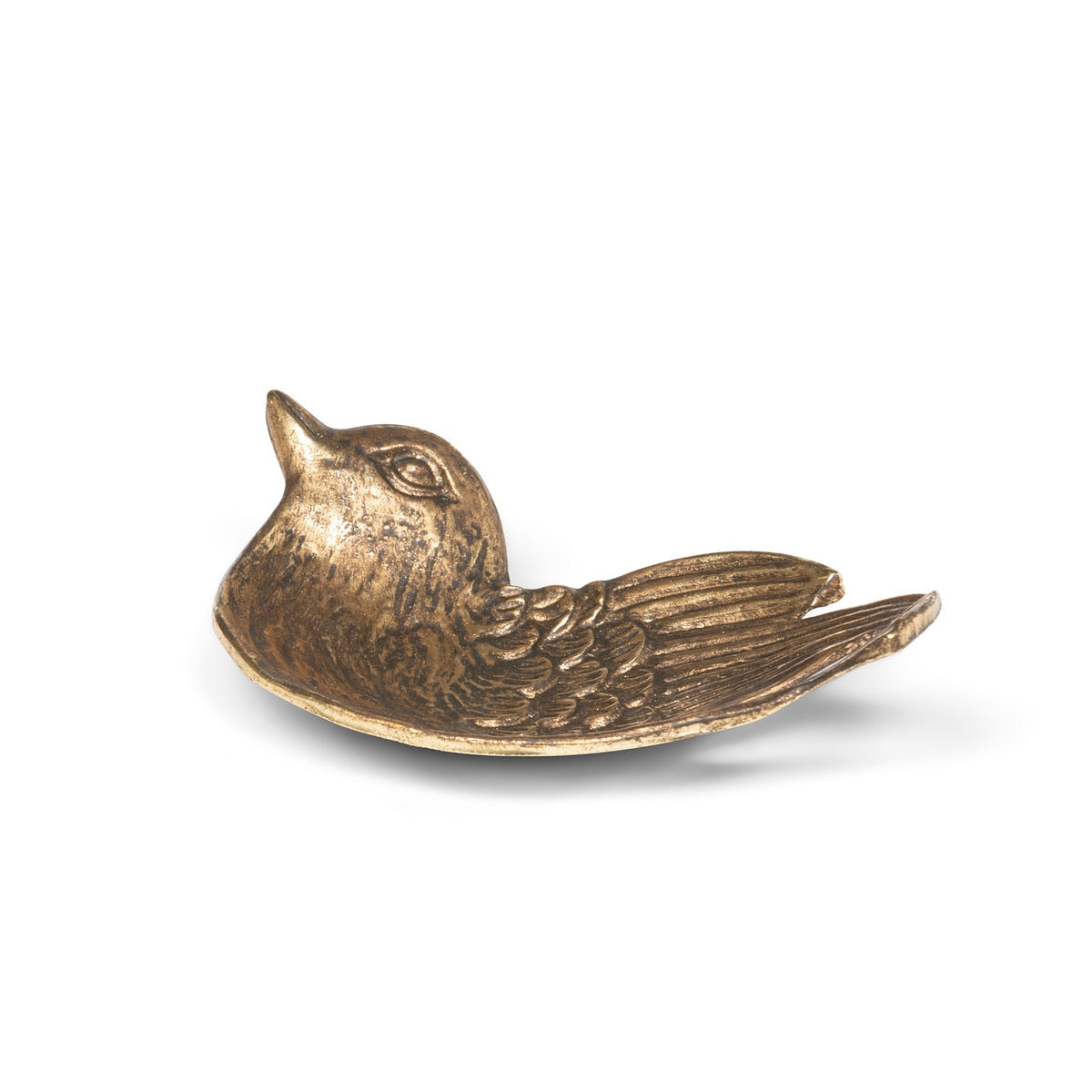 Gilded Sparrow Pewter Jewelry Dish style shot 2