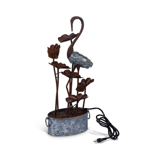 Serene Bird Fountain style shot 1