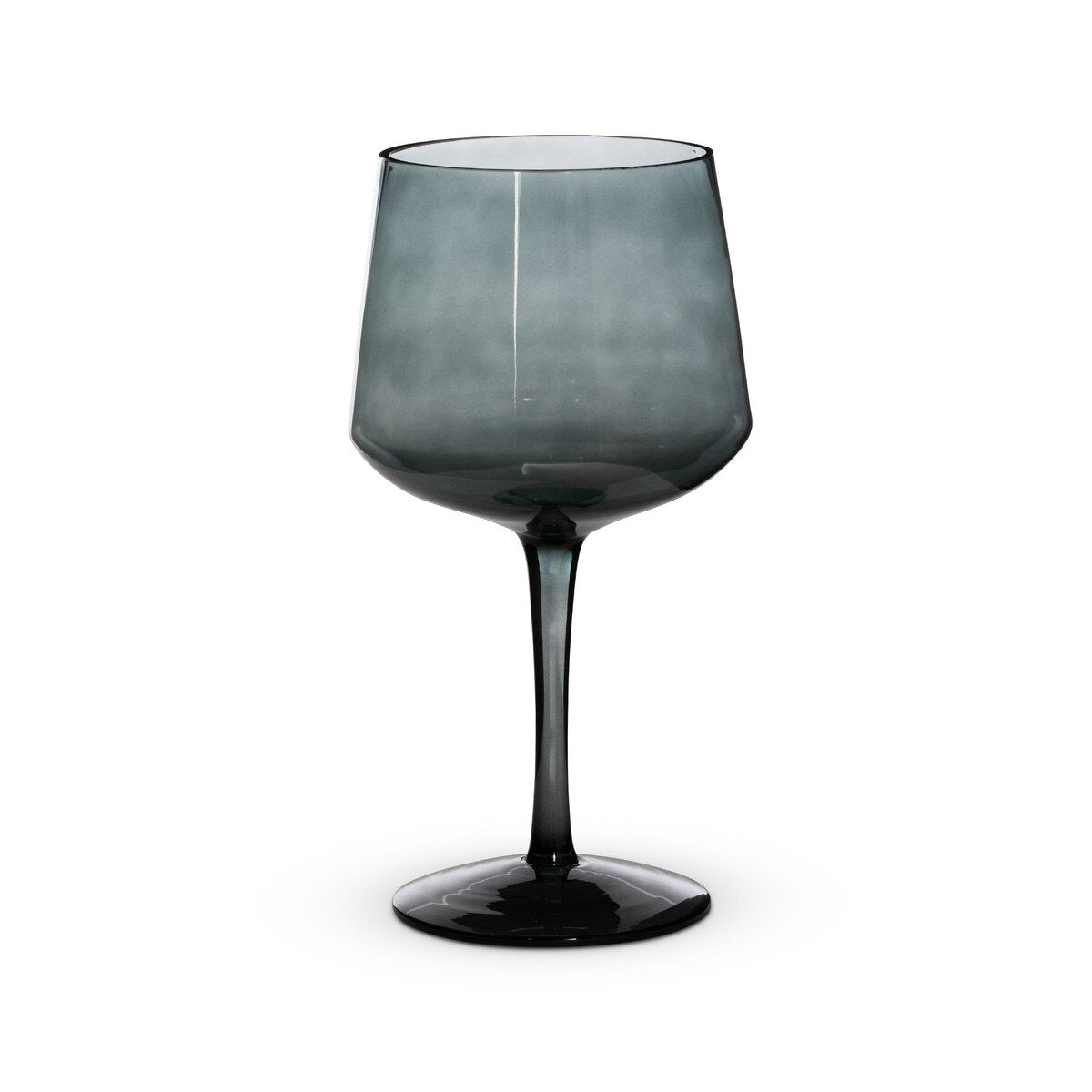 Florian Smoke Glass Tall Stemmed Bowl style shot 2
