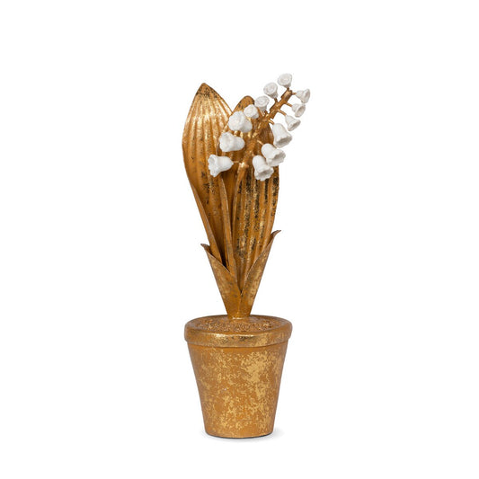 Hand Embossed Potted Lily of the Valley style shot 1