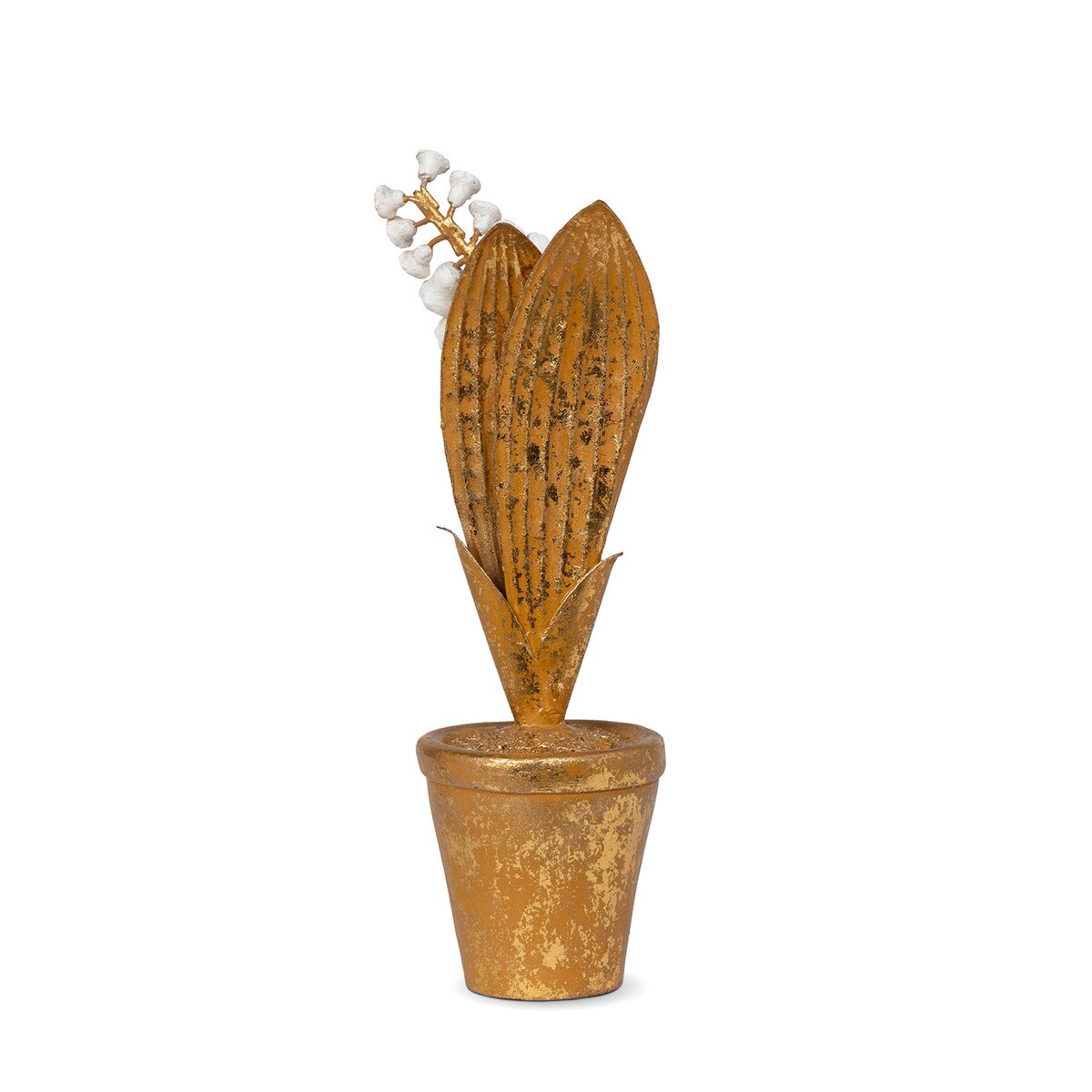 Hand Embossed Potted Lily of the Valley style shot 2