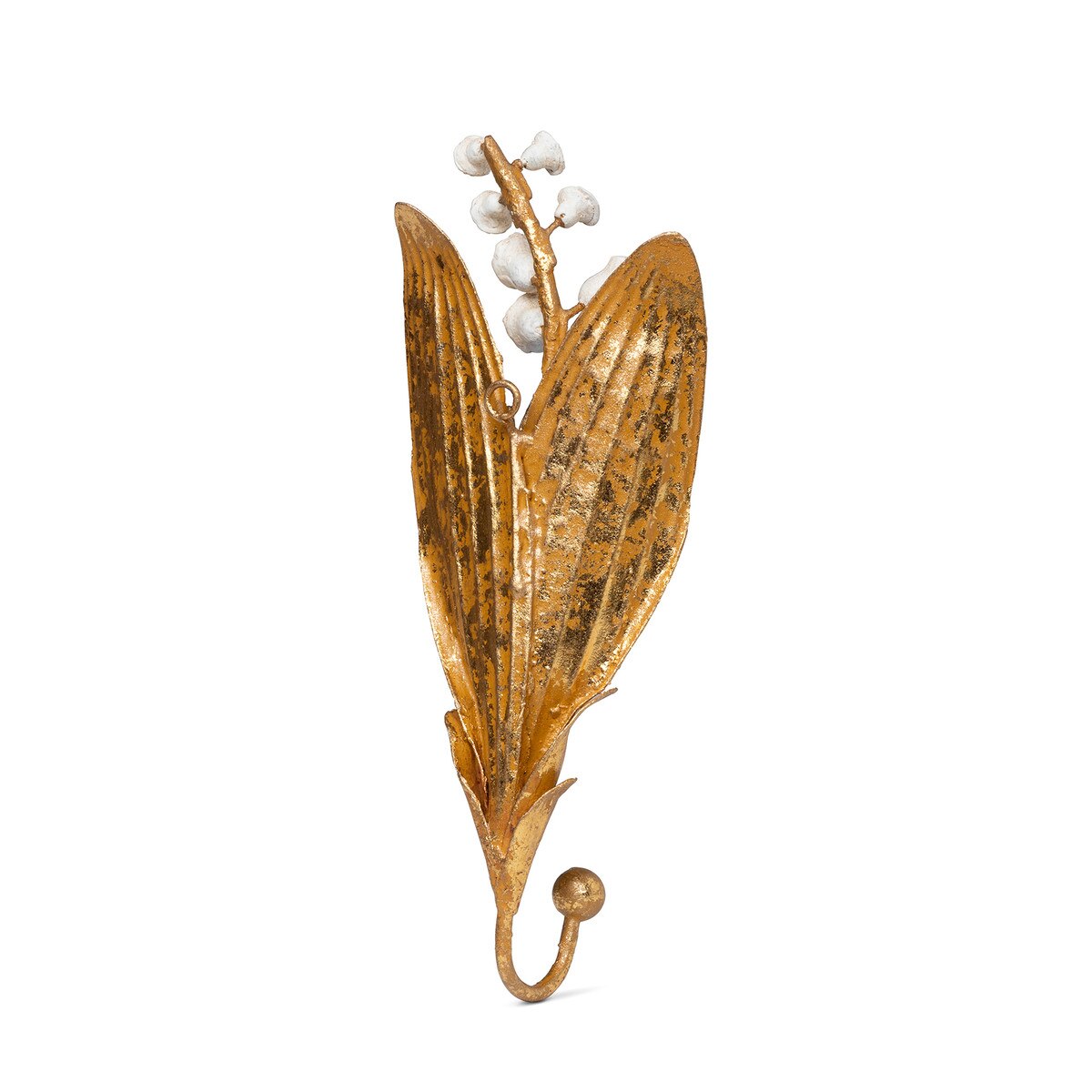Hand Embossed Lily of the Valley Wall Hook style shot 2
