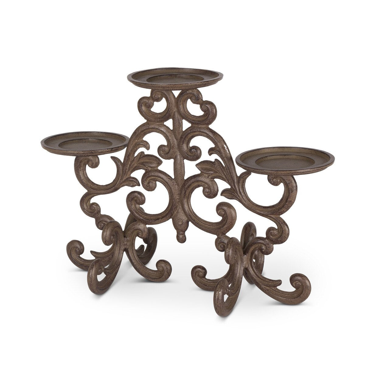 Acanthus Cast Aluminum Pillar Holder style shot 2
