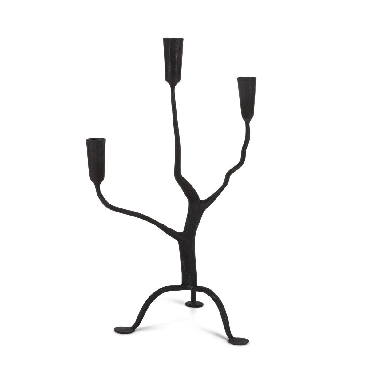 Iron Candelabra, 3 arm style shot 1