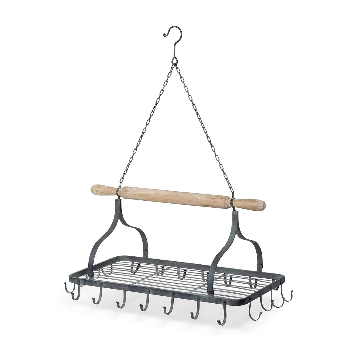 Hanging Rolling Pin Pot Rack style shot 1