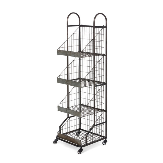 Grocer's Metal Bread Rack style shot 1