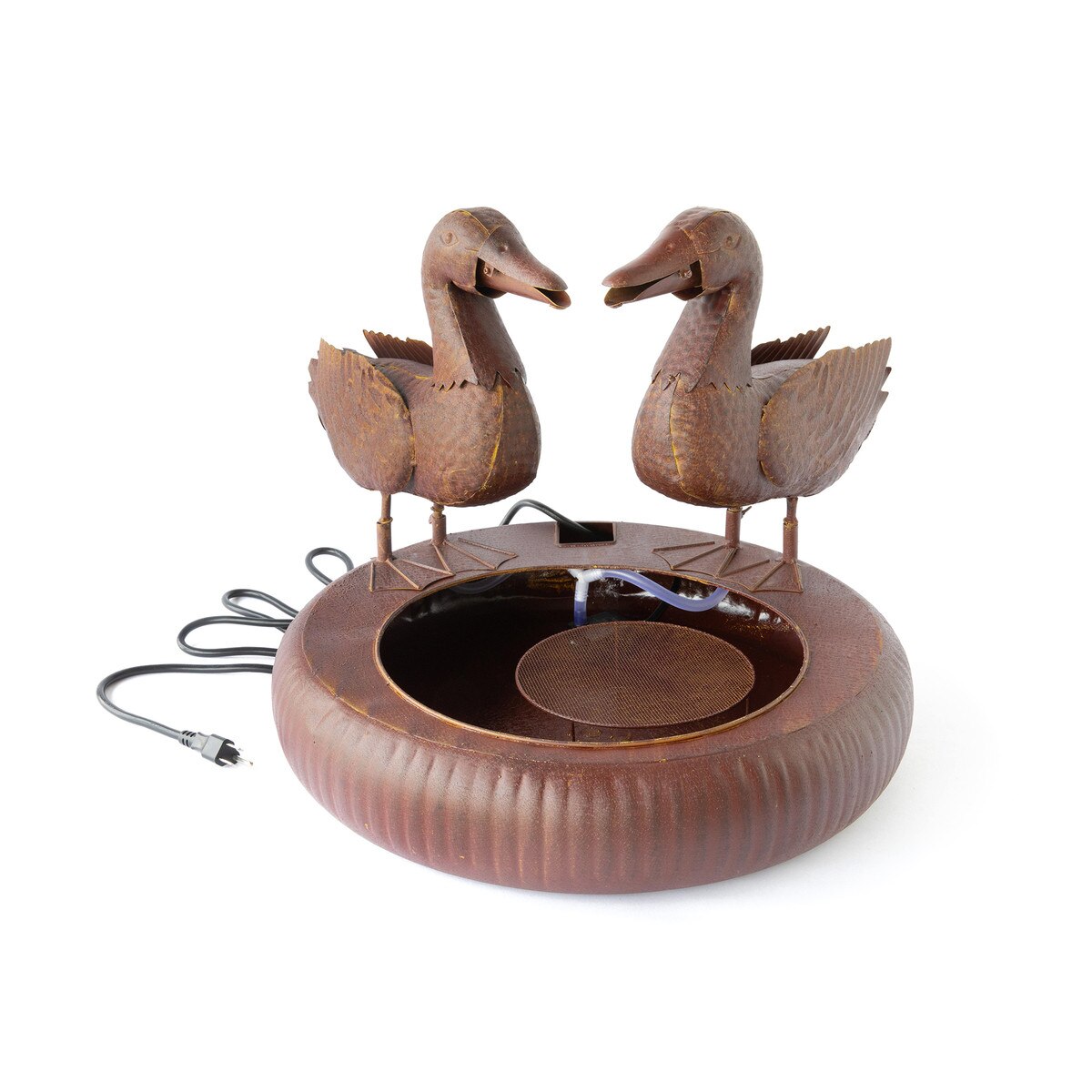 Folk Art Duck Fountain style shot 2