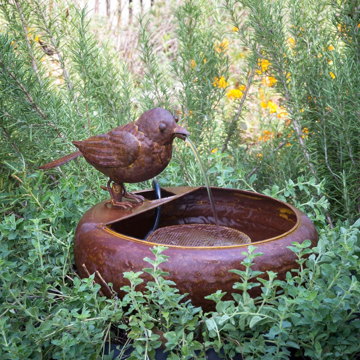 Folk Art Little Bird Fountain style shot 1