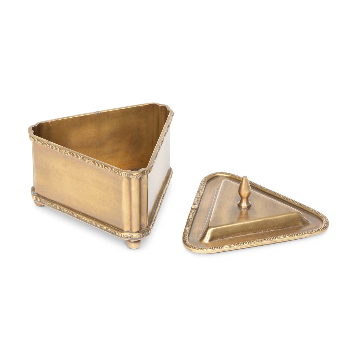 Brass Escritoire Boxes, Set of 3 style shot 2