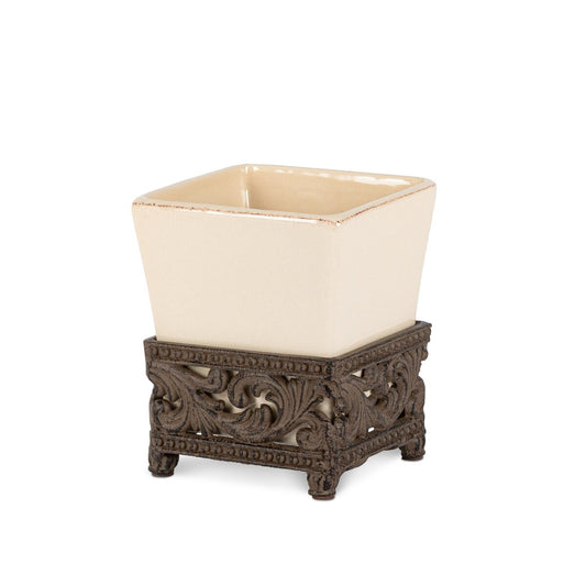 Acanthus Stoneware Pencil Holder style shot 1