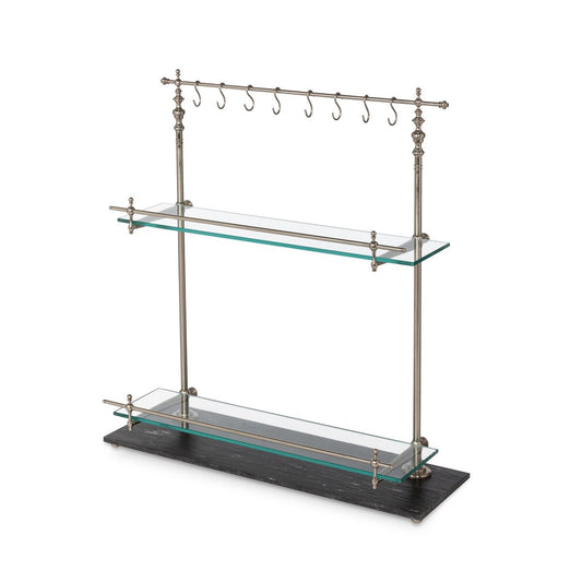 Black Marble and Iron Bistro Rack style shot 1